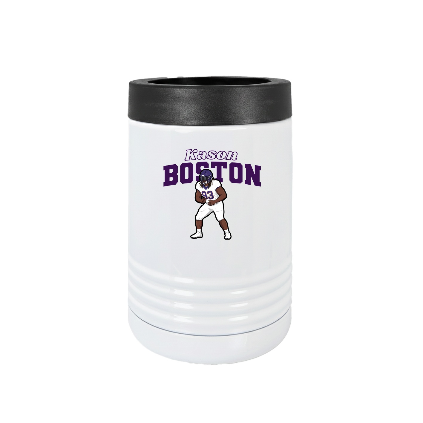 Beverage Holder — Name Arch in White