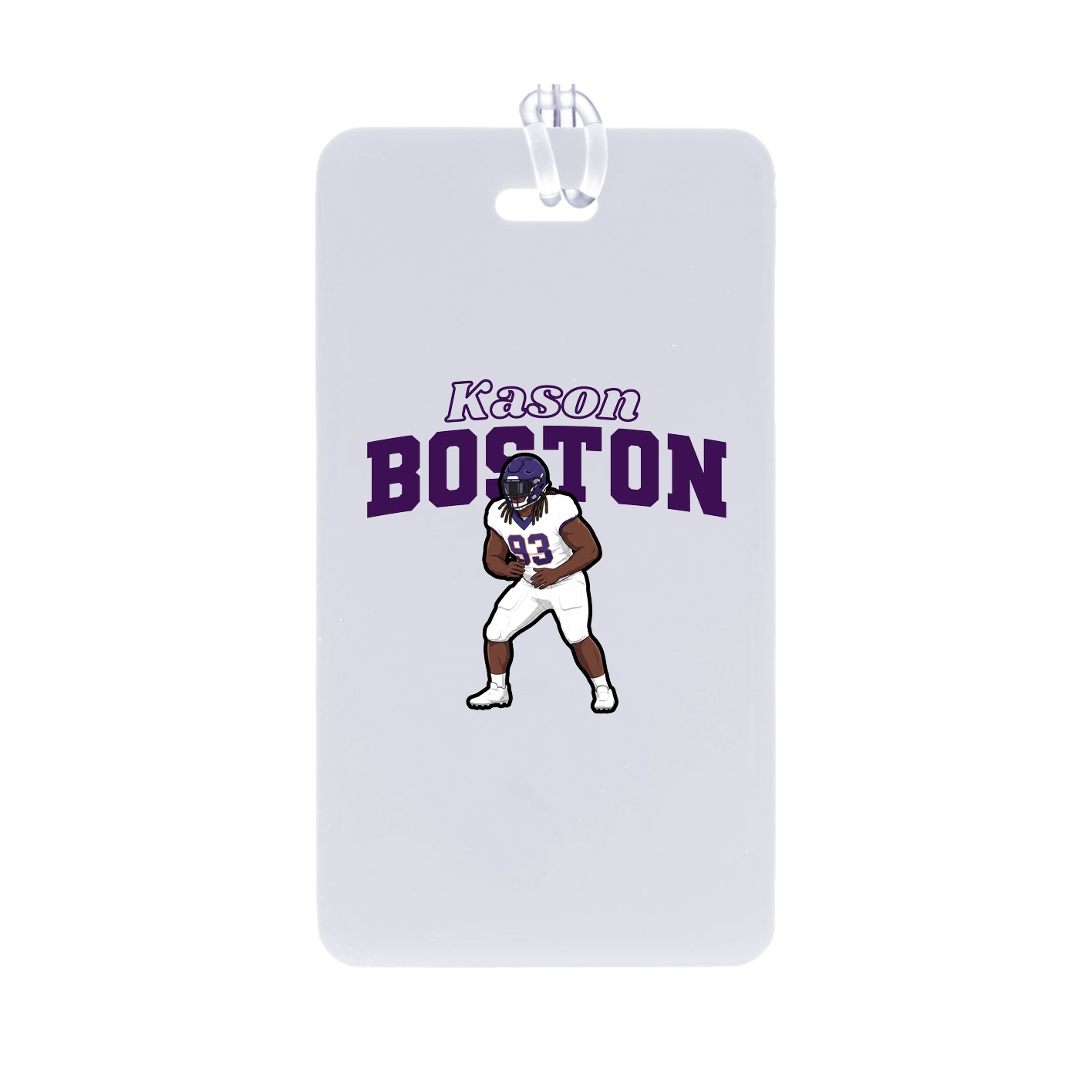 Bag Tag — Name Arch in Classic