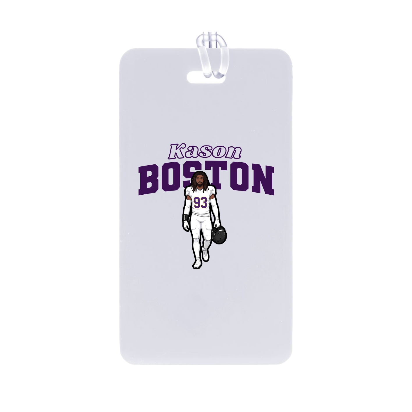 Bag Tag — Name Arch in Classic