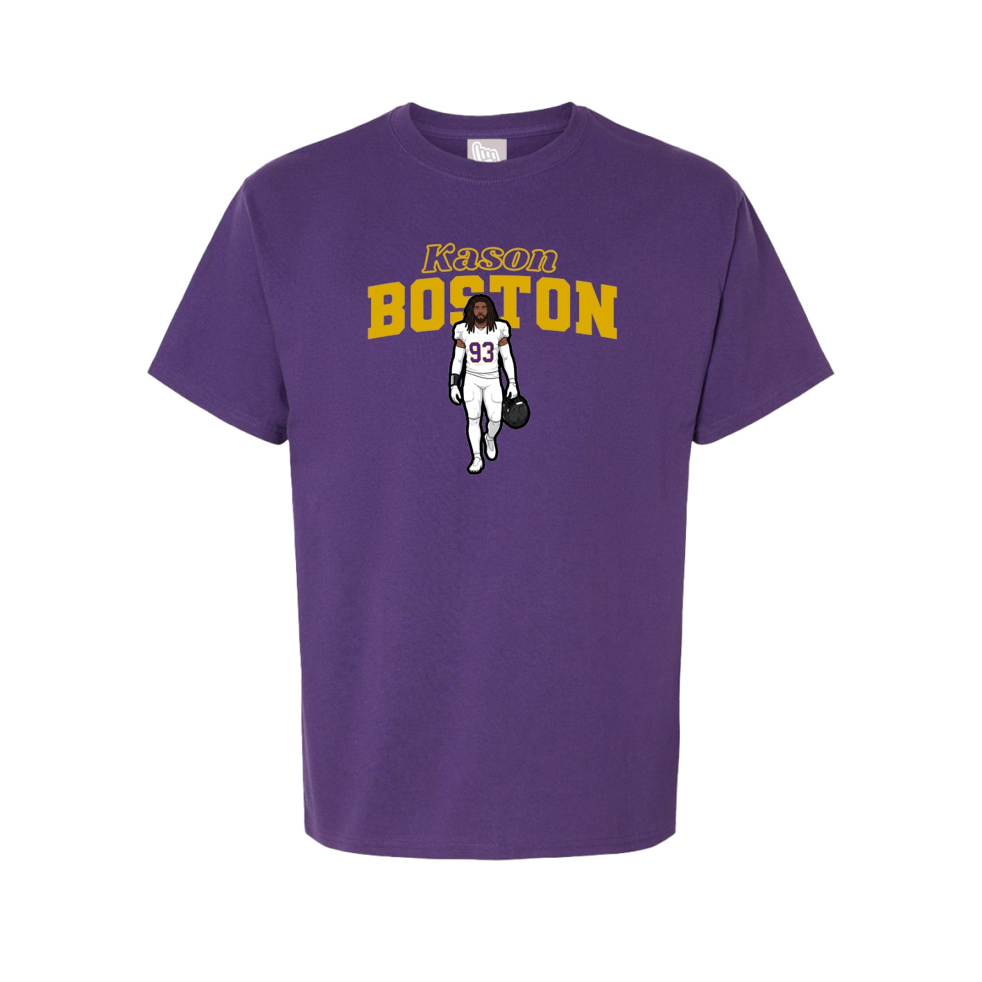 Tee — Name Arch in Purple