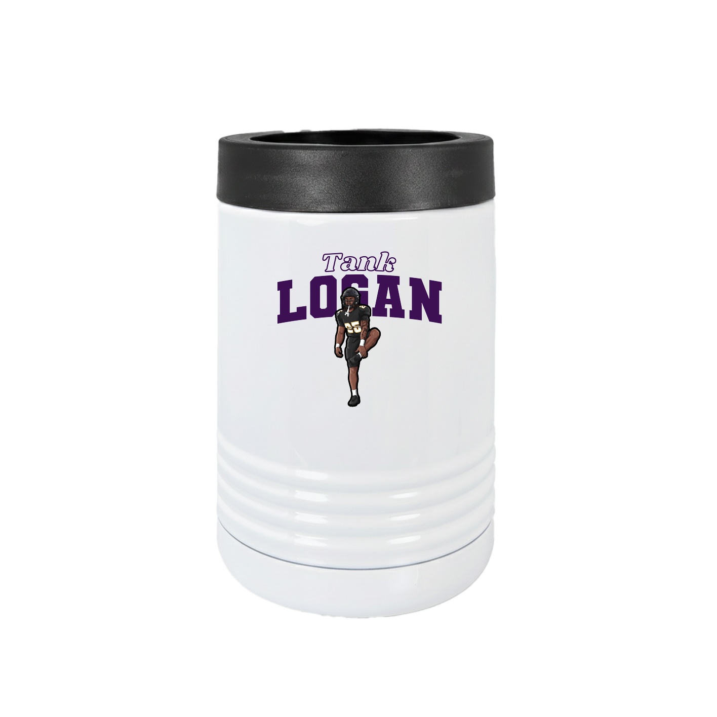 Beverage Holder — Name Arch in White