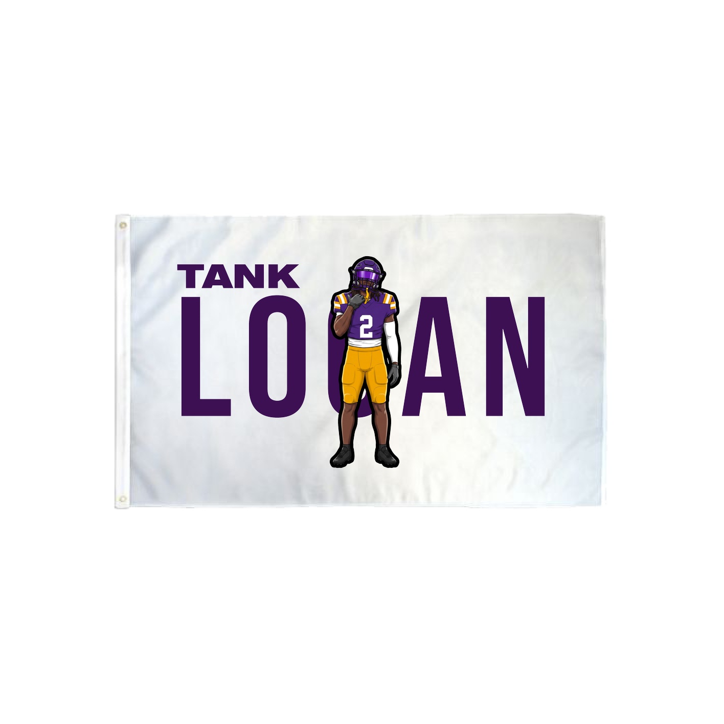 3x5 Flag — Player Name in Classic