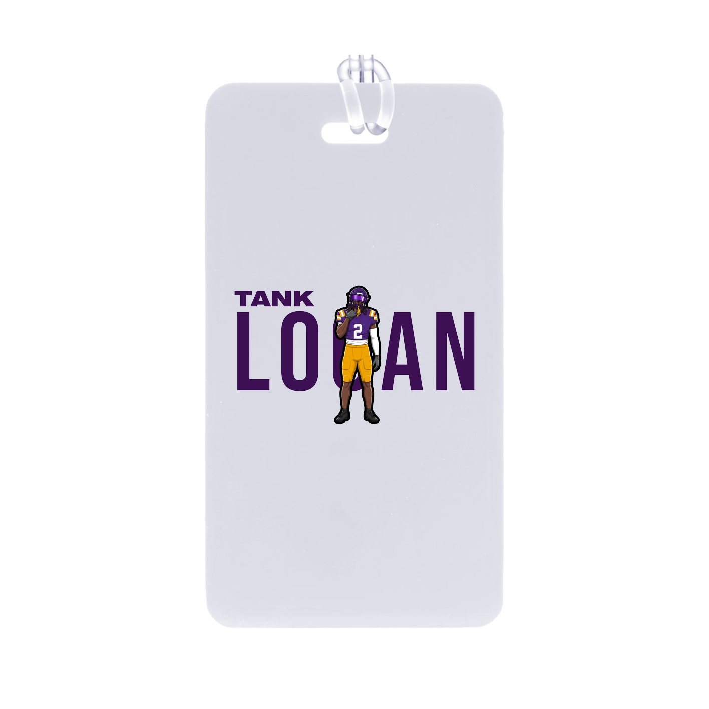 Bag Tag — Player Name in Classic