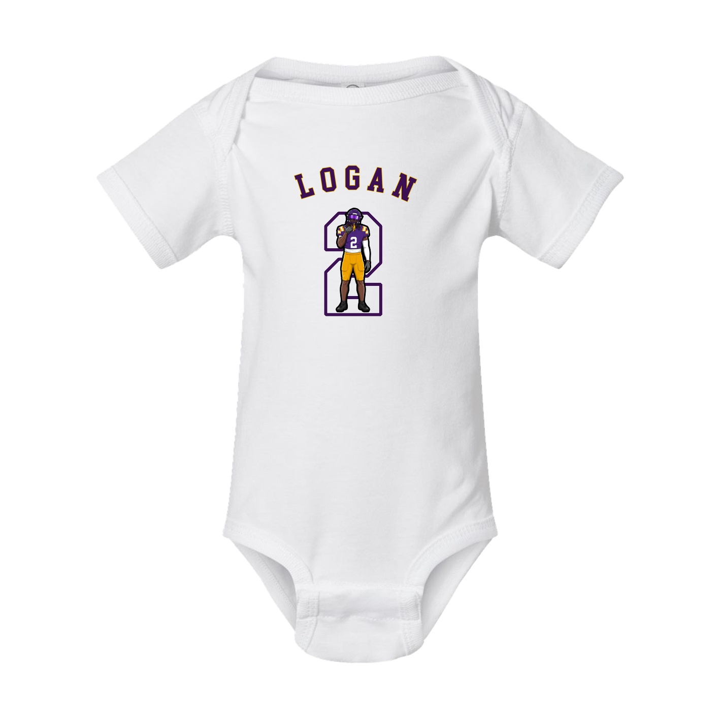 Baby Onesie — Shirsey Arch in White