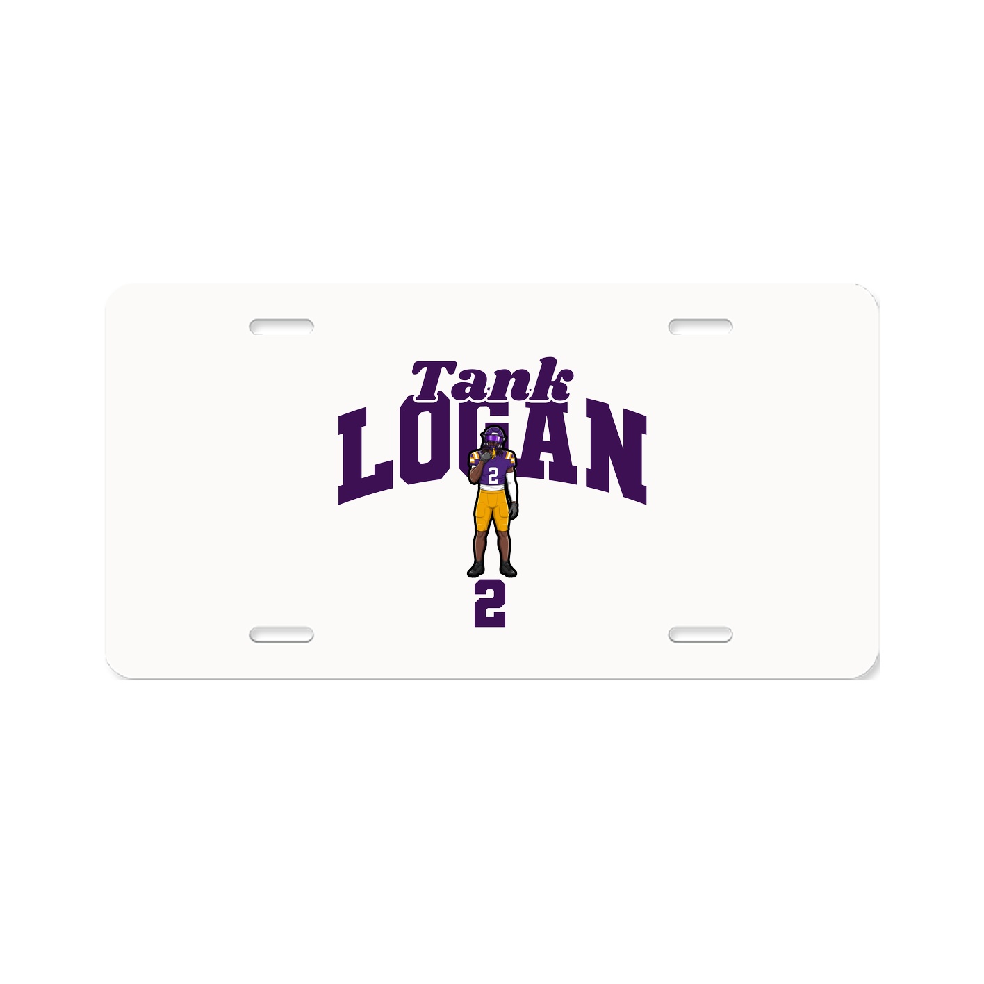 License Plate — Signature Arch in Classic