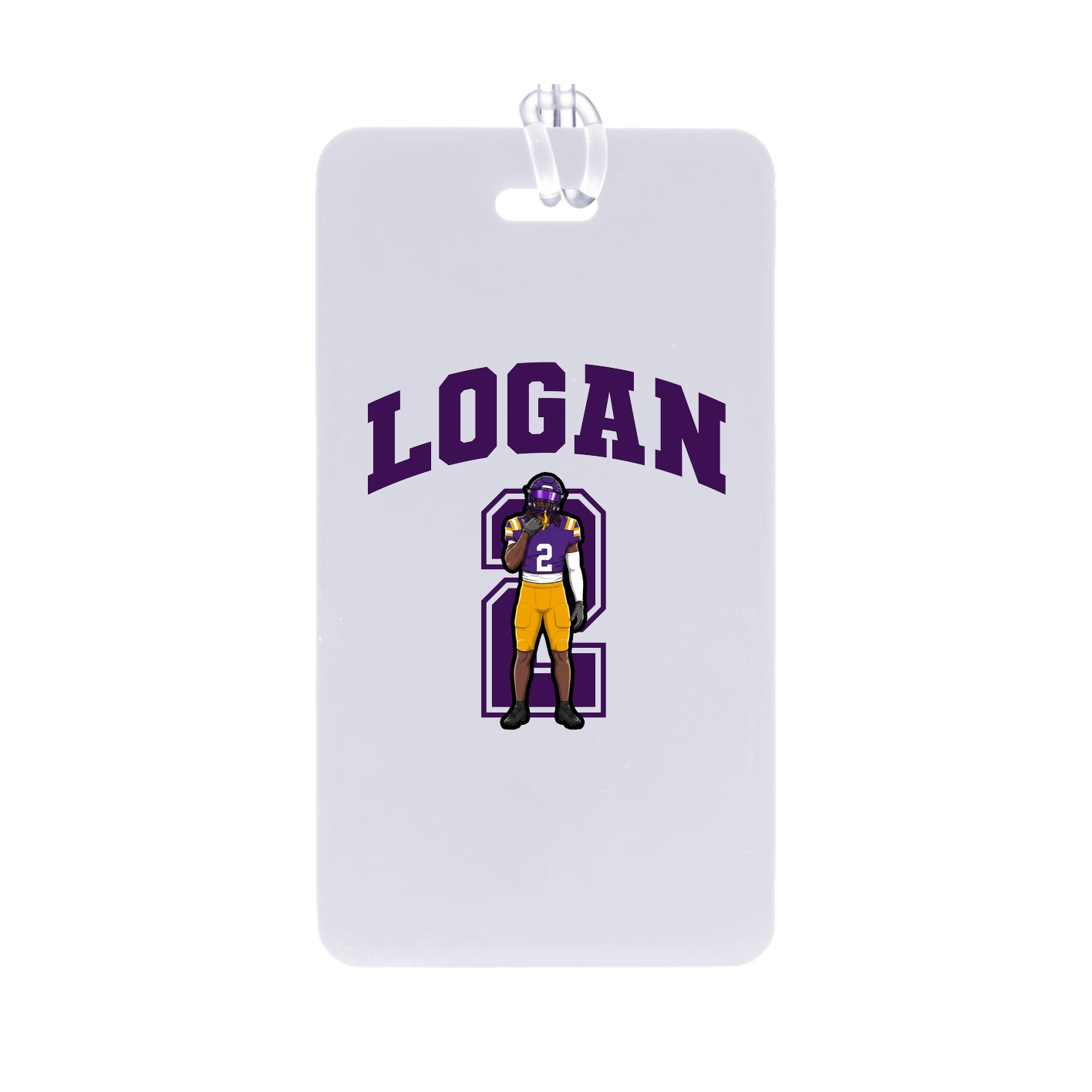 Bag Tag — Number in Classic
