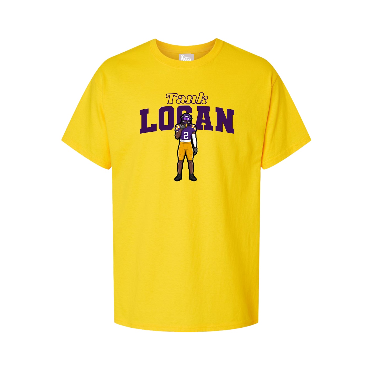 Tee — Name Arch in Gold