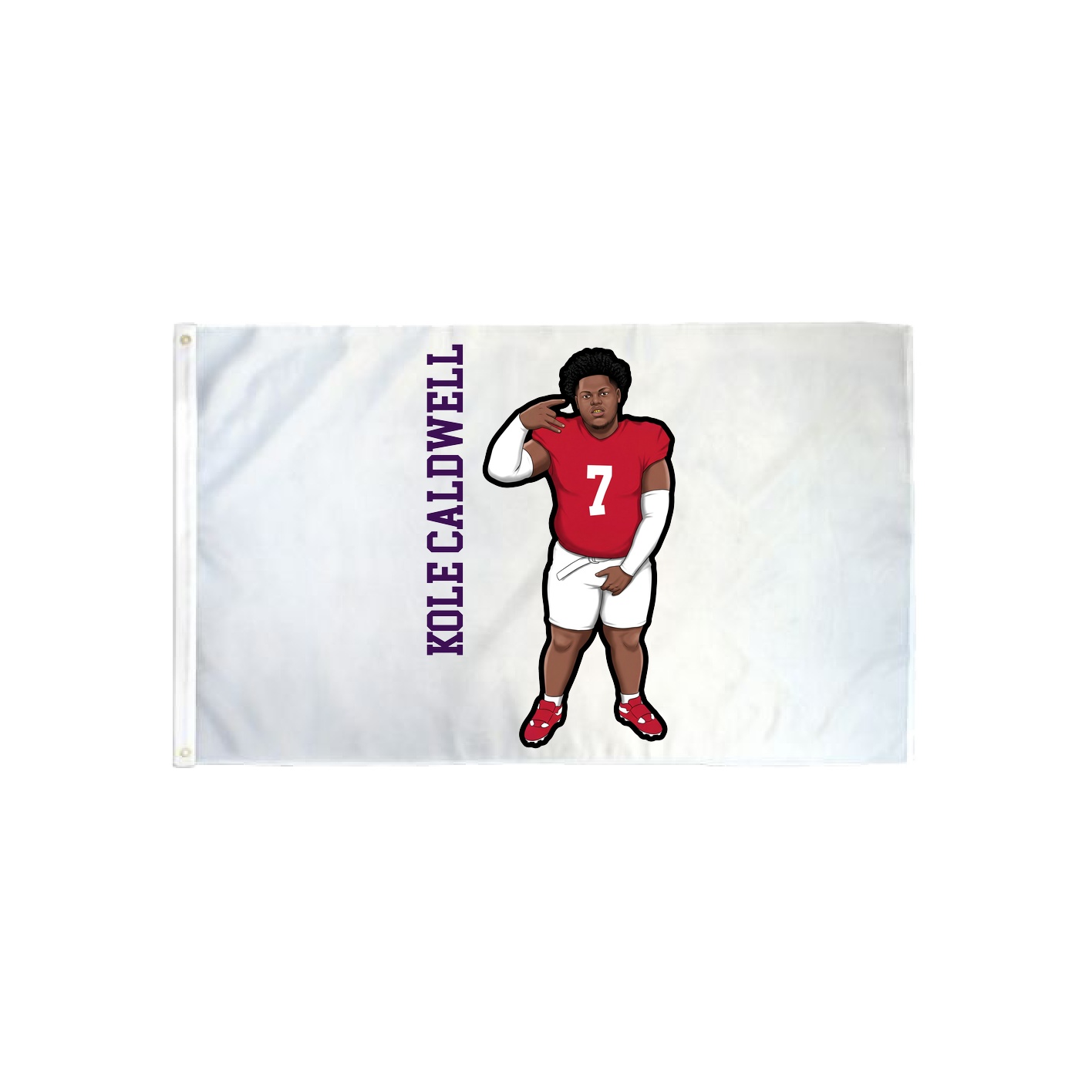 3x5 Flag — Name Vertical in Classic