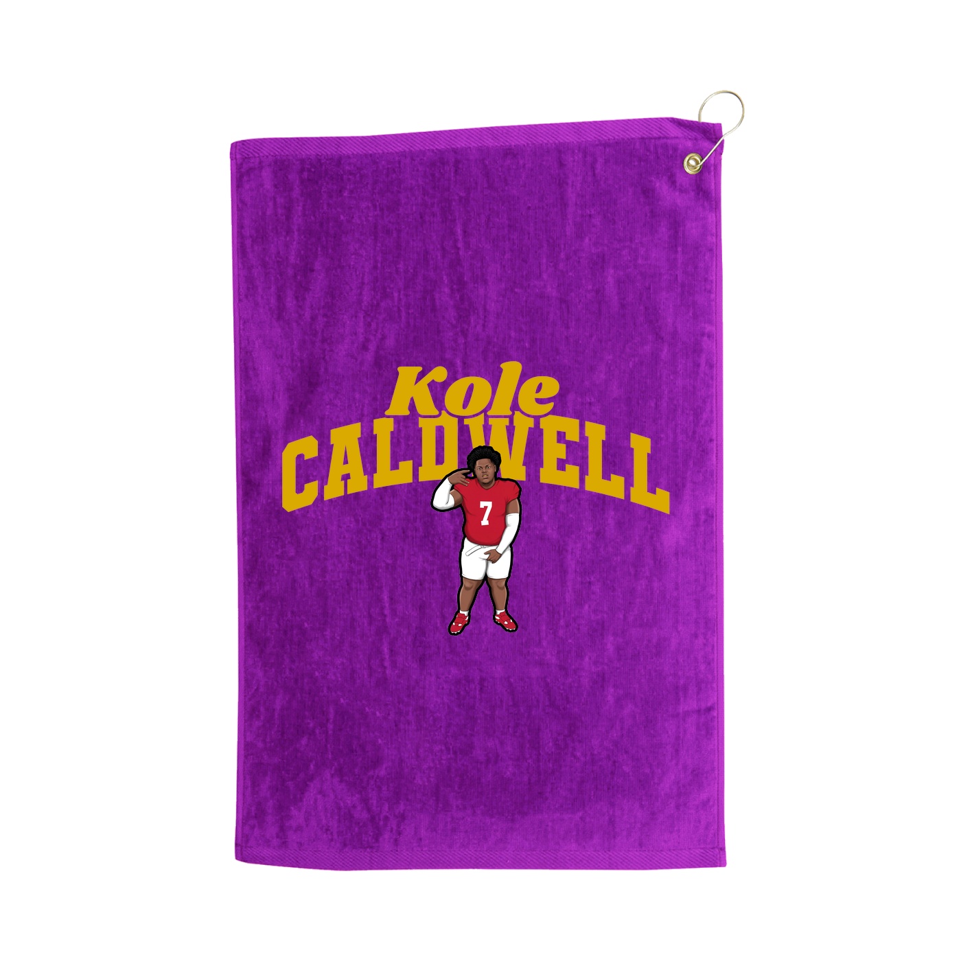 Golf Towel — Signature Arch in Purple