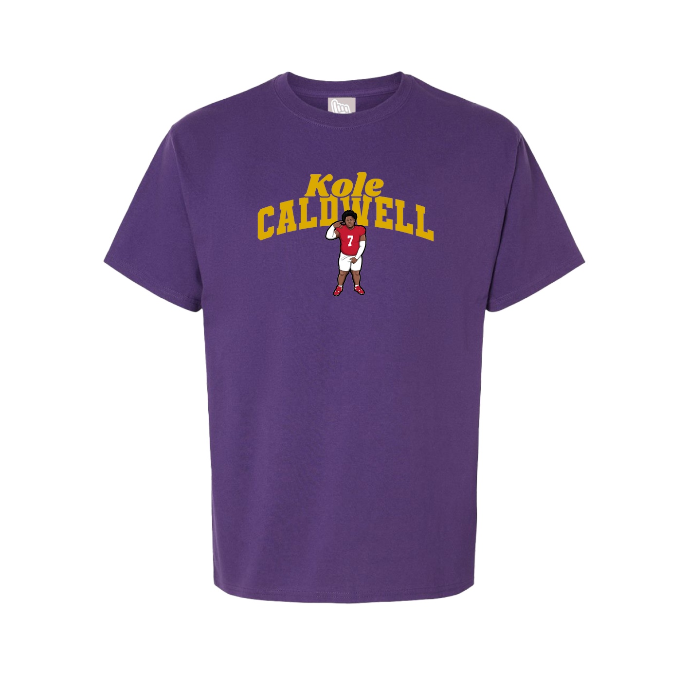 Youth Tee — Signature Arch in Purple