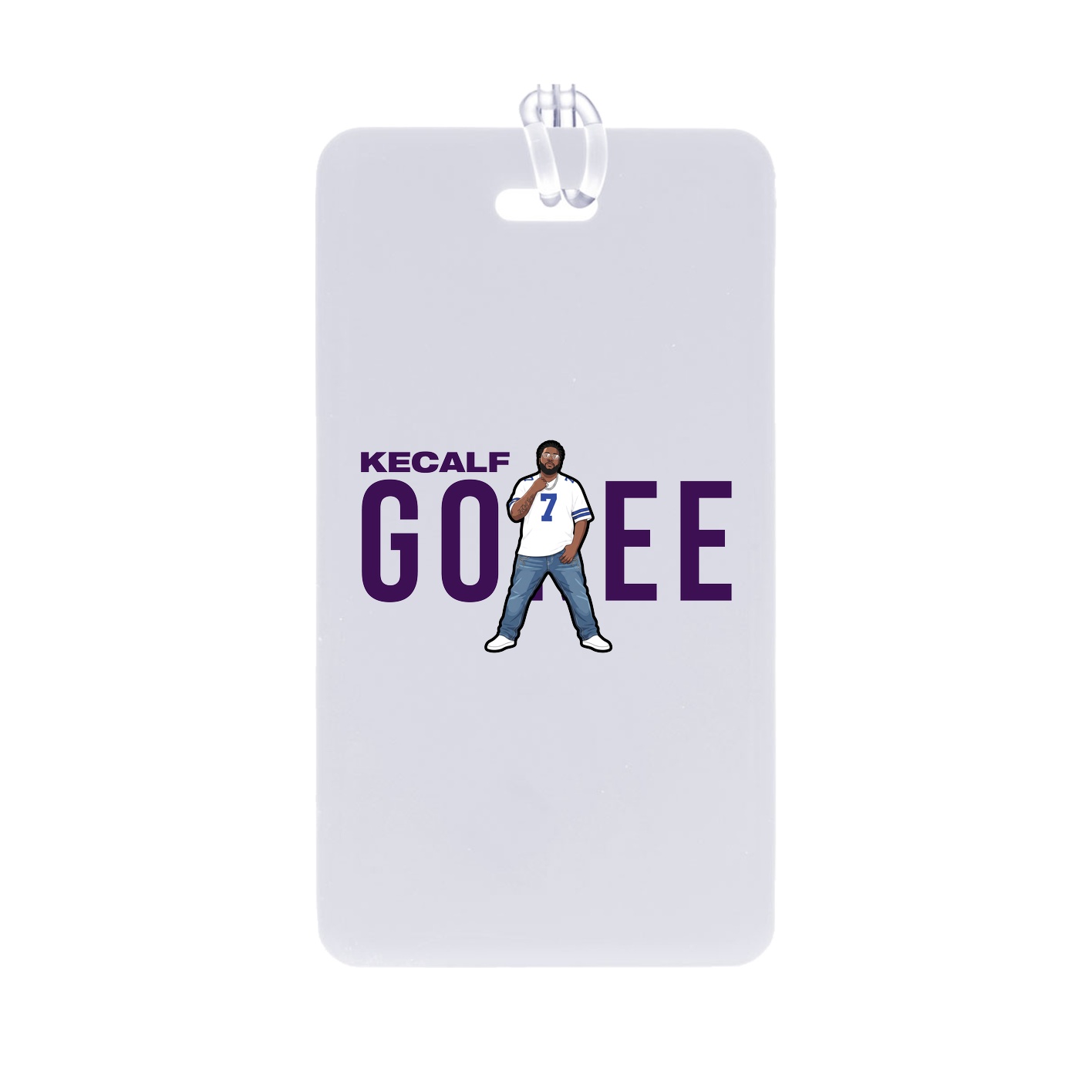 Bag Tag — Player Name in Classic