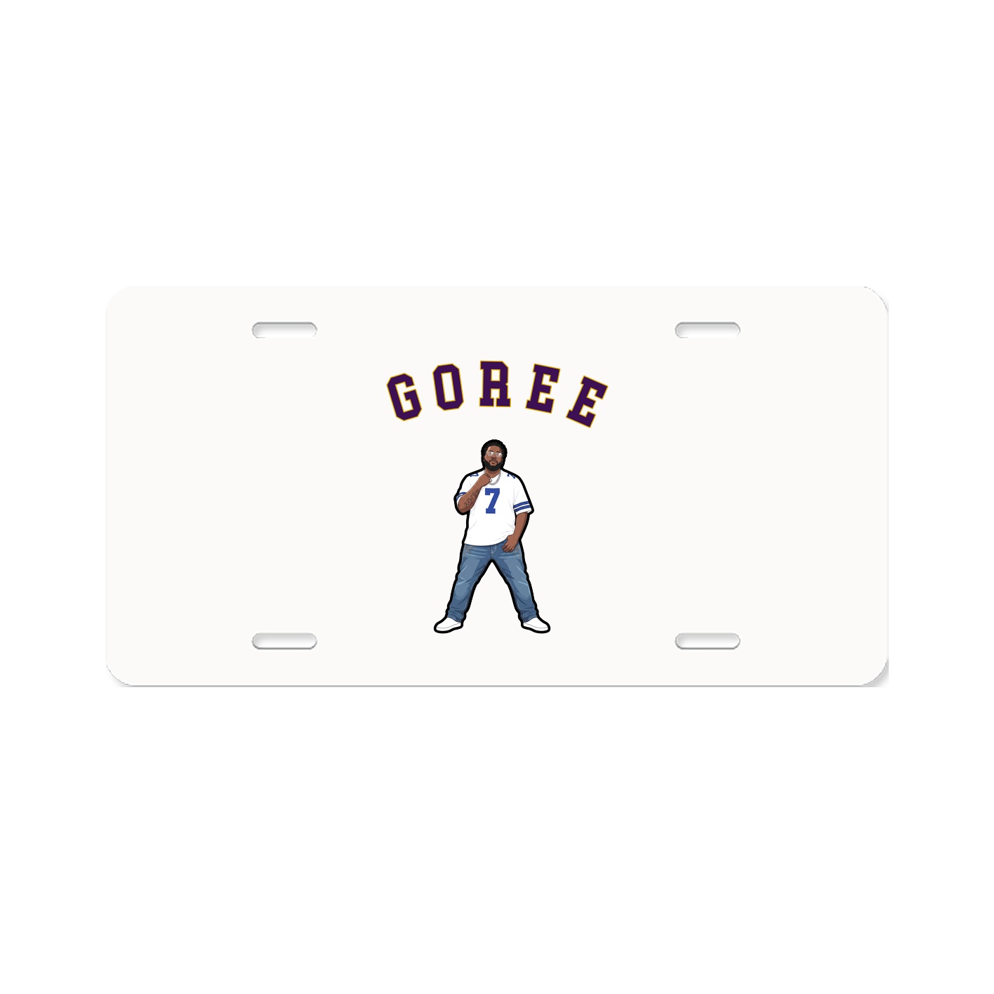 License Plate — Shirsey Arch in Classic