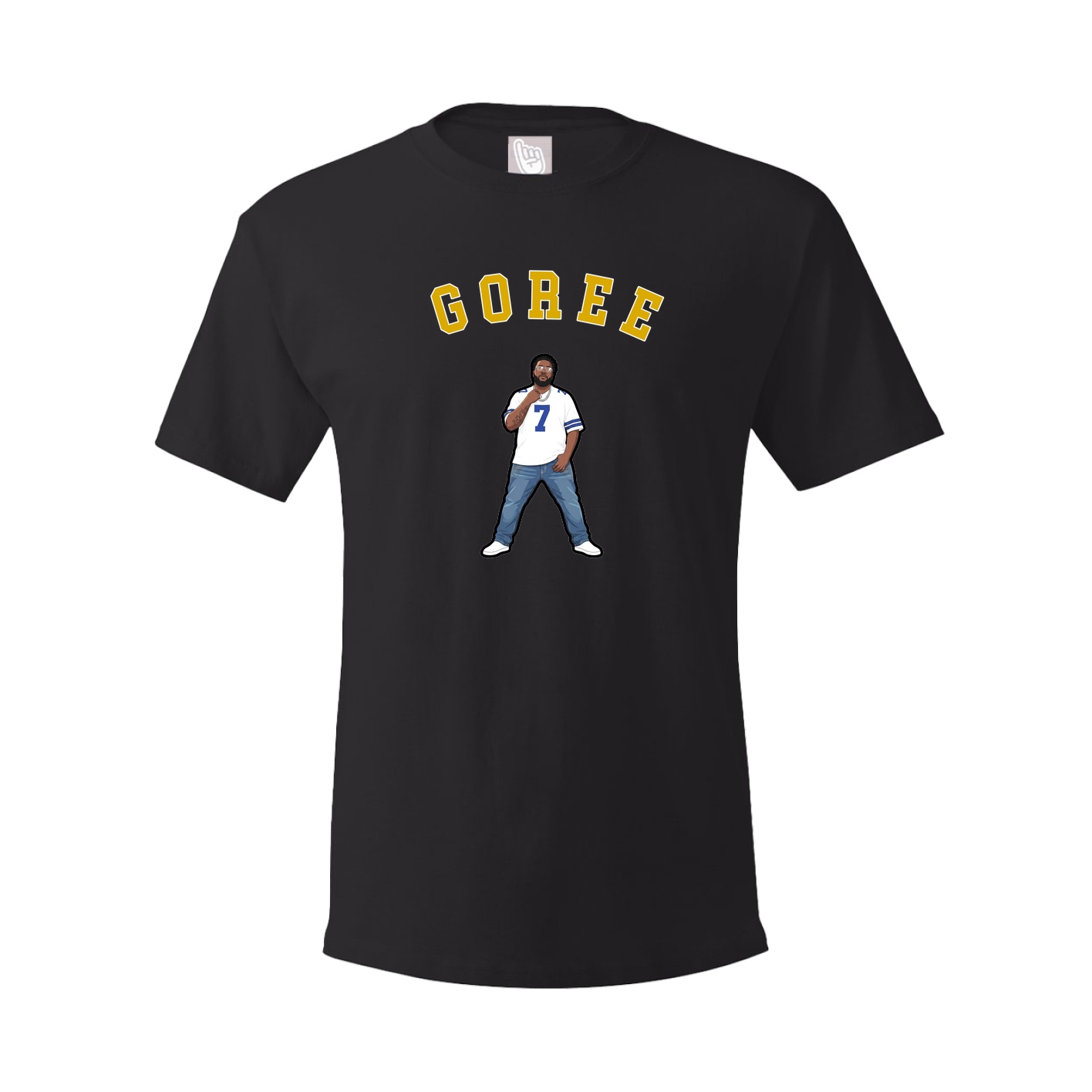 Youth Tee — Shirsey Arch in Black