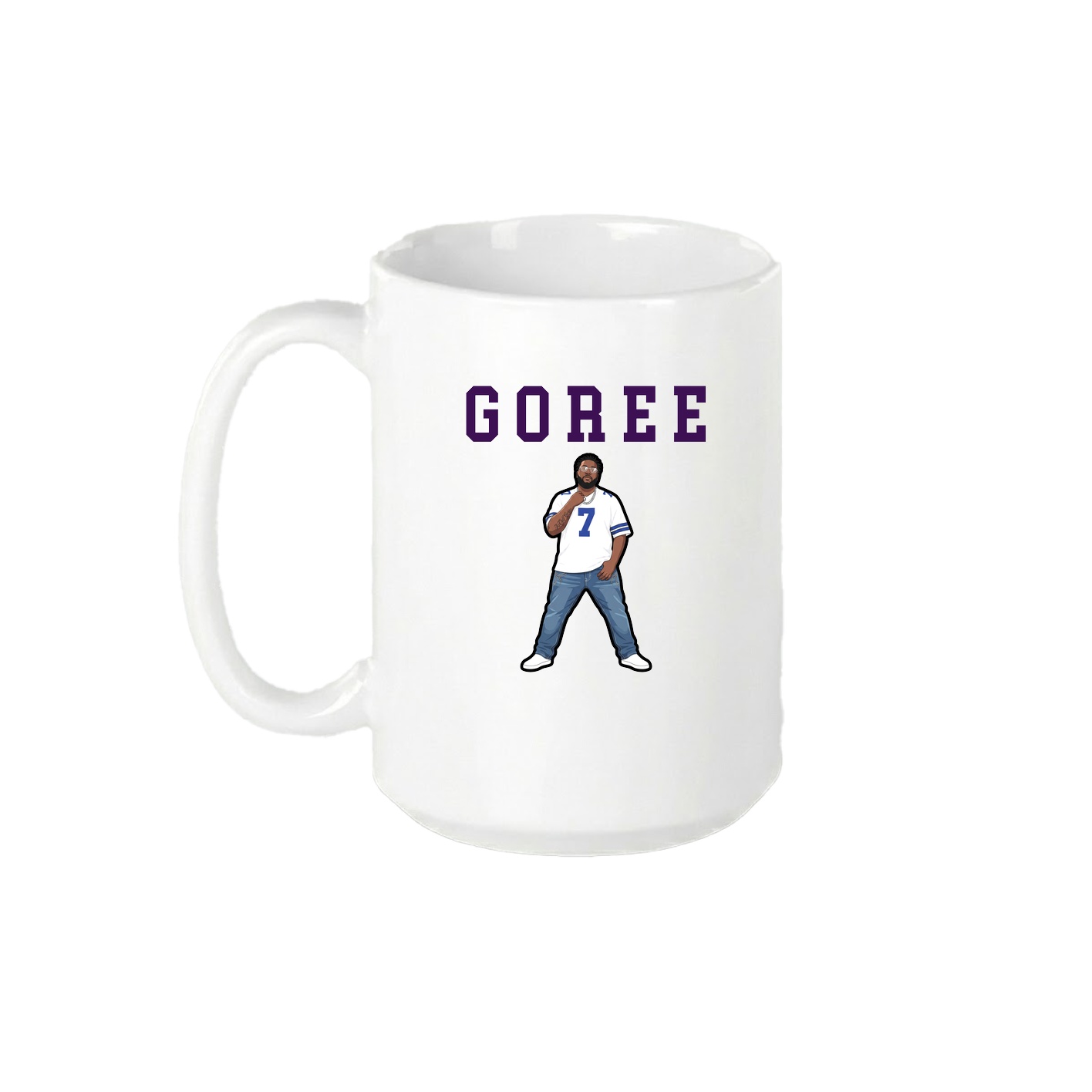 15oz Coffee Mug — Shirsey in White
