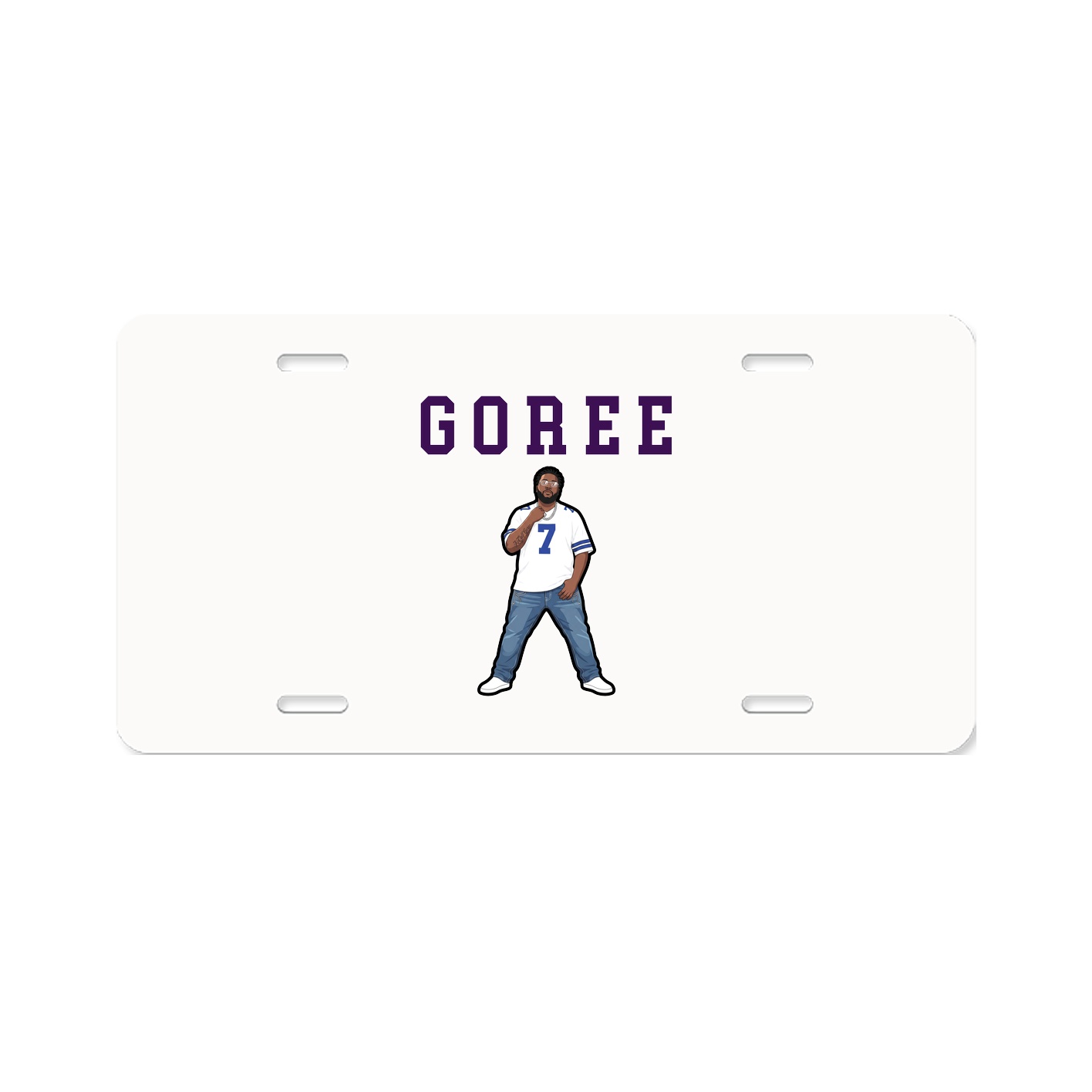 License Plate — Shirsey in Classic