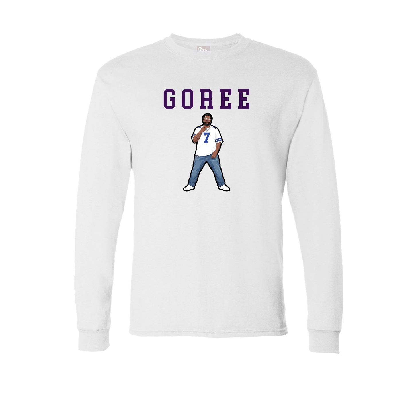 Long Sleeve Tee — Shirsey in White