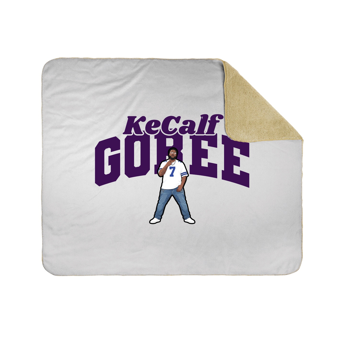 Throw Blanket — Signature Arch in White