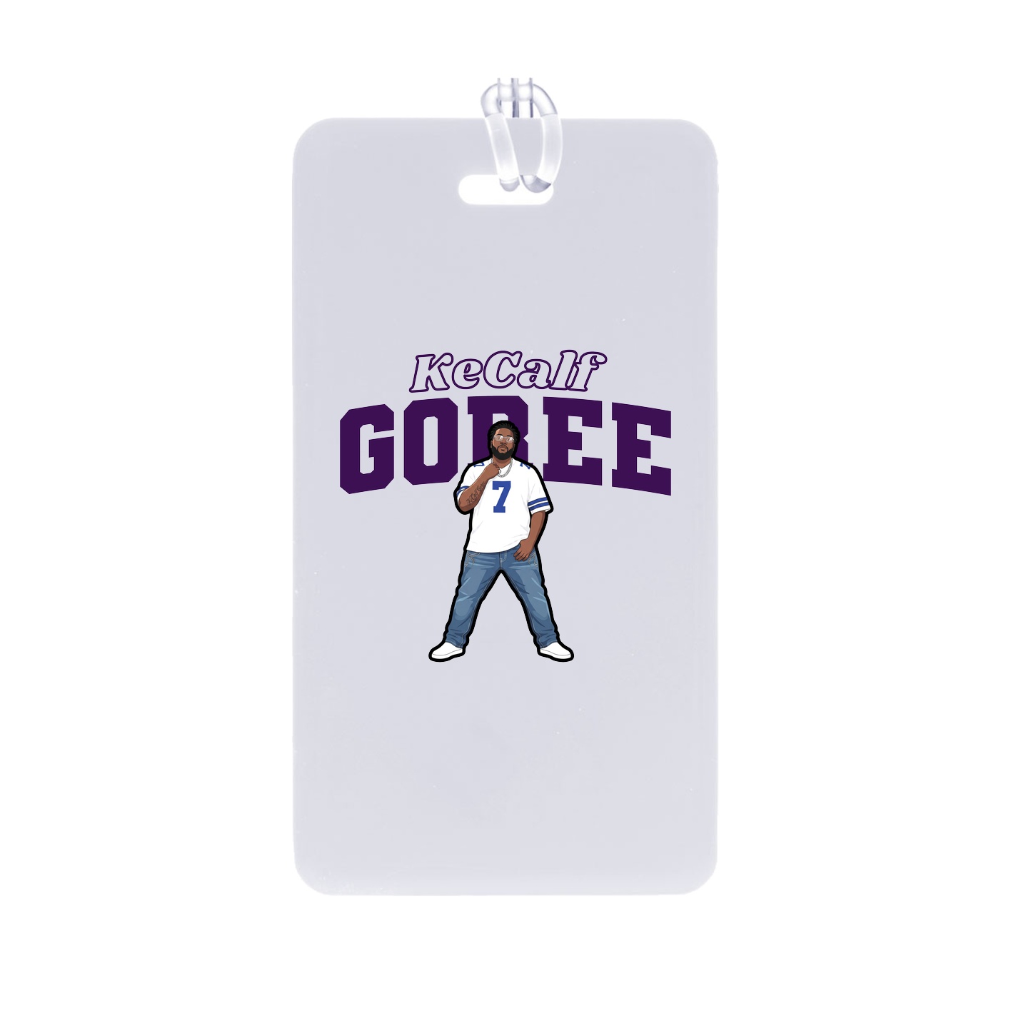 Bag Tag — Name Arch in Classic