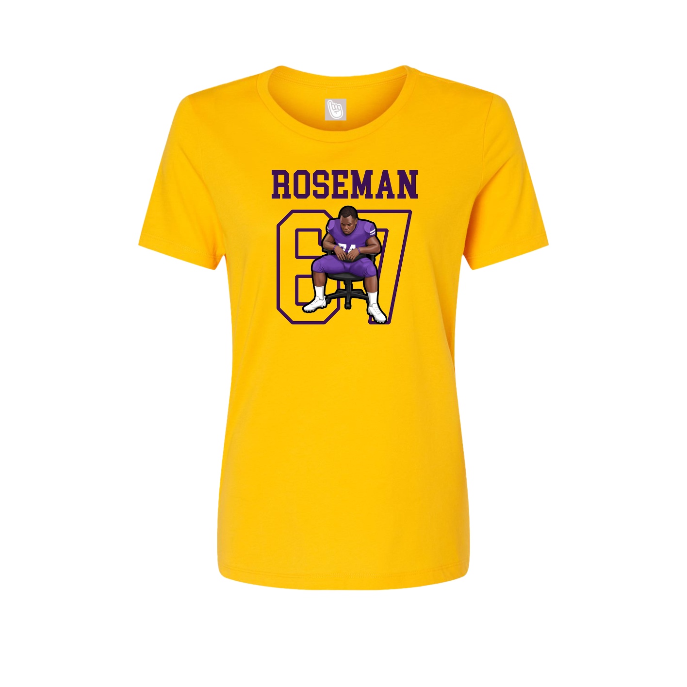 Fitted Women's Tee — Shirsey in Gold