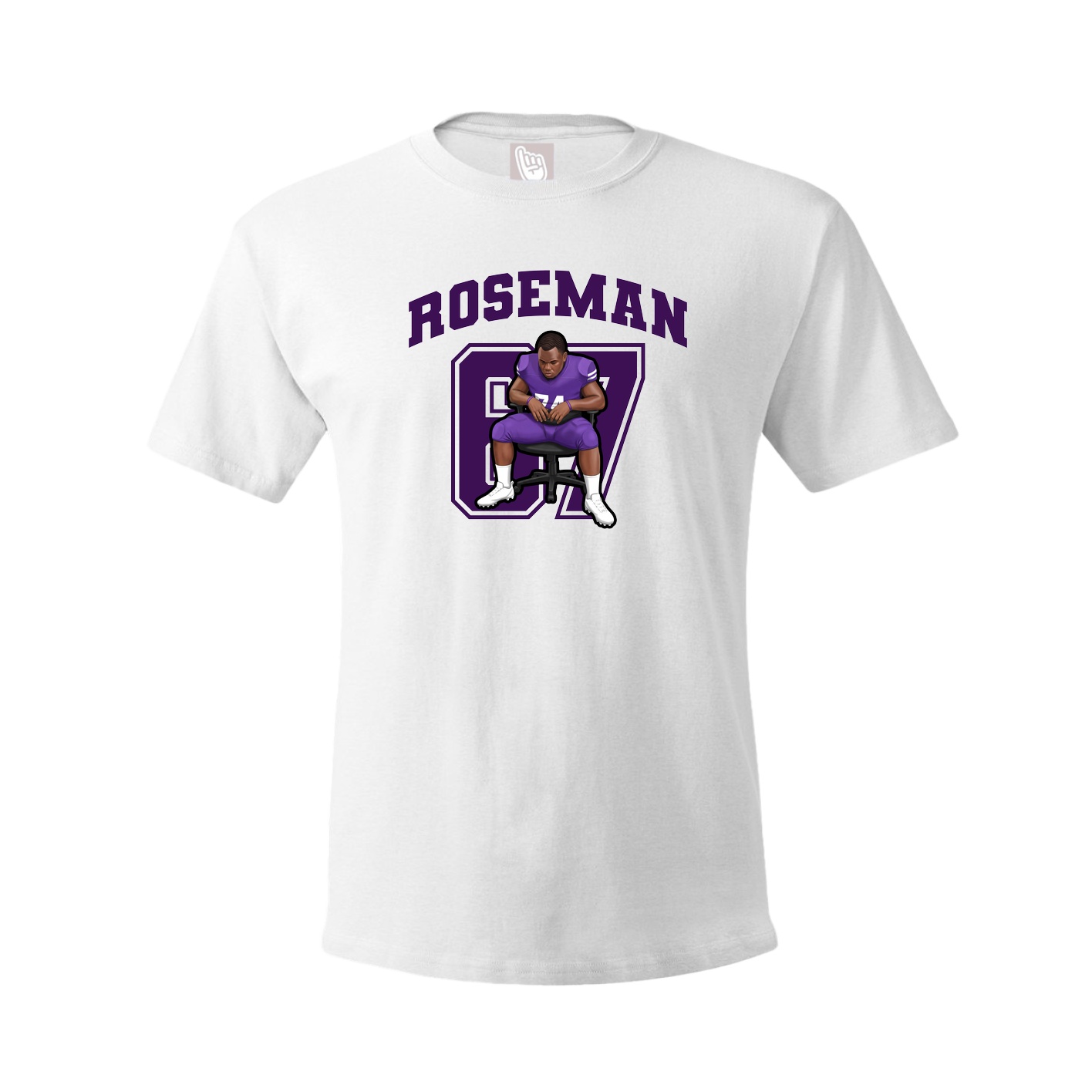 Tee — Number in White