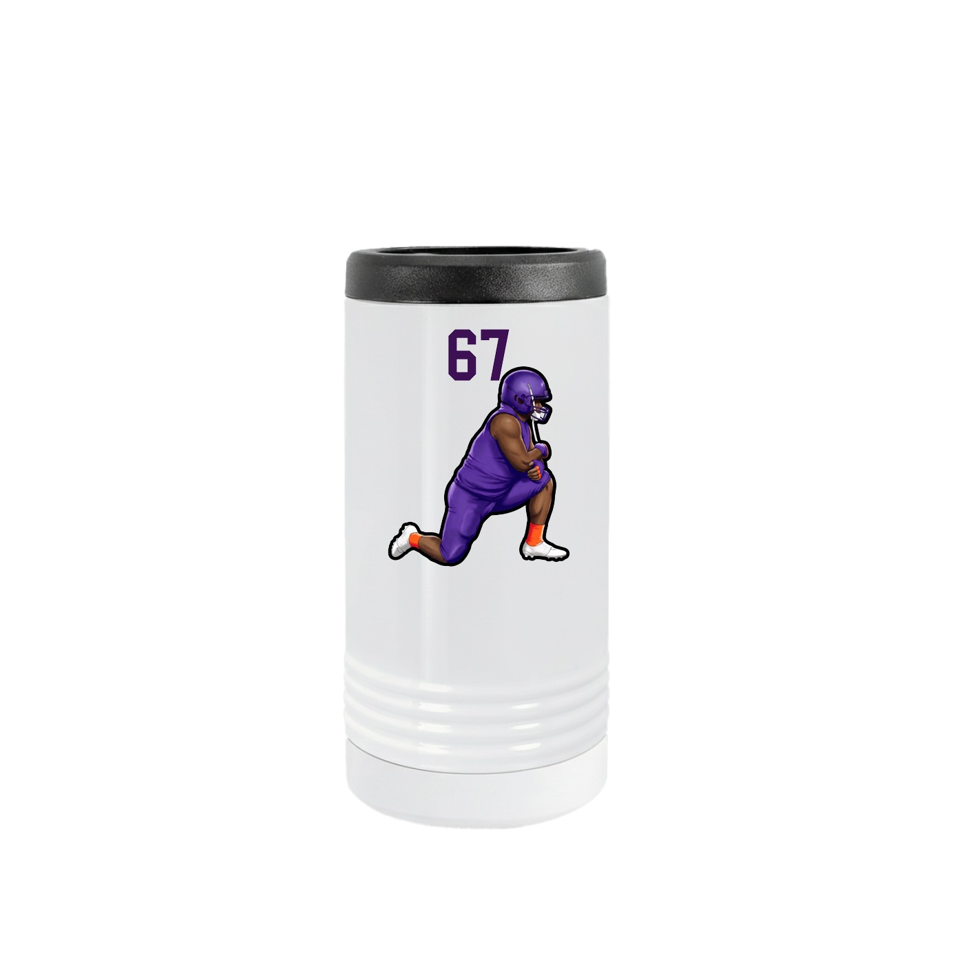 Slim Beverage Holder — Number Top in White