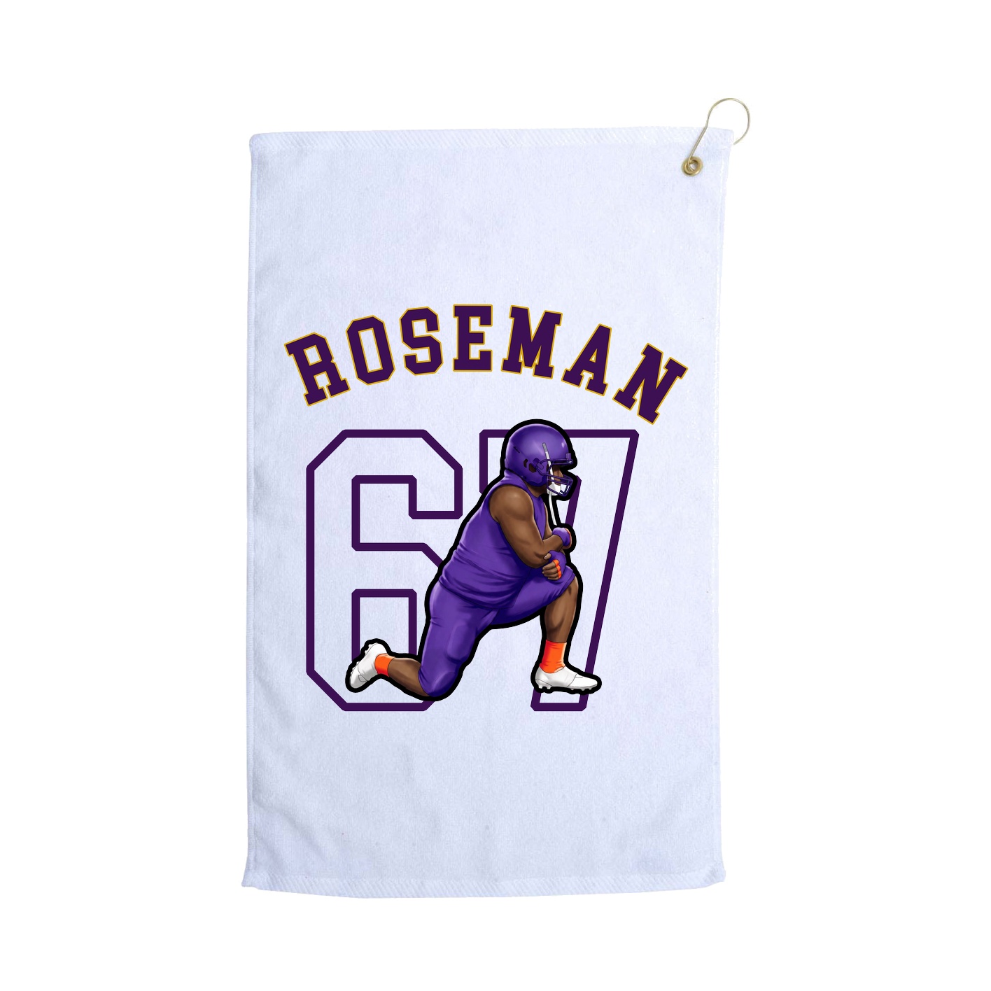 Golf Towel — Shirsey Arch in White