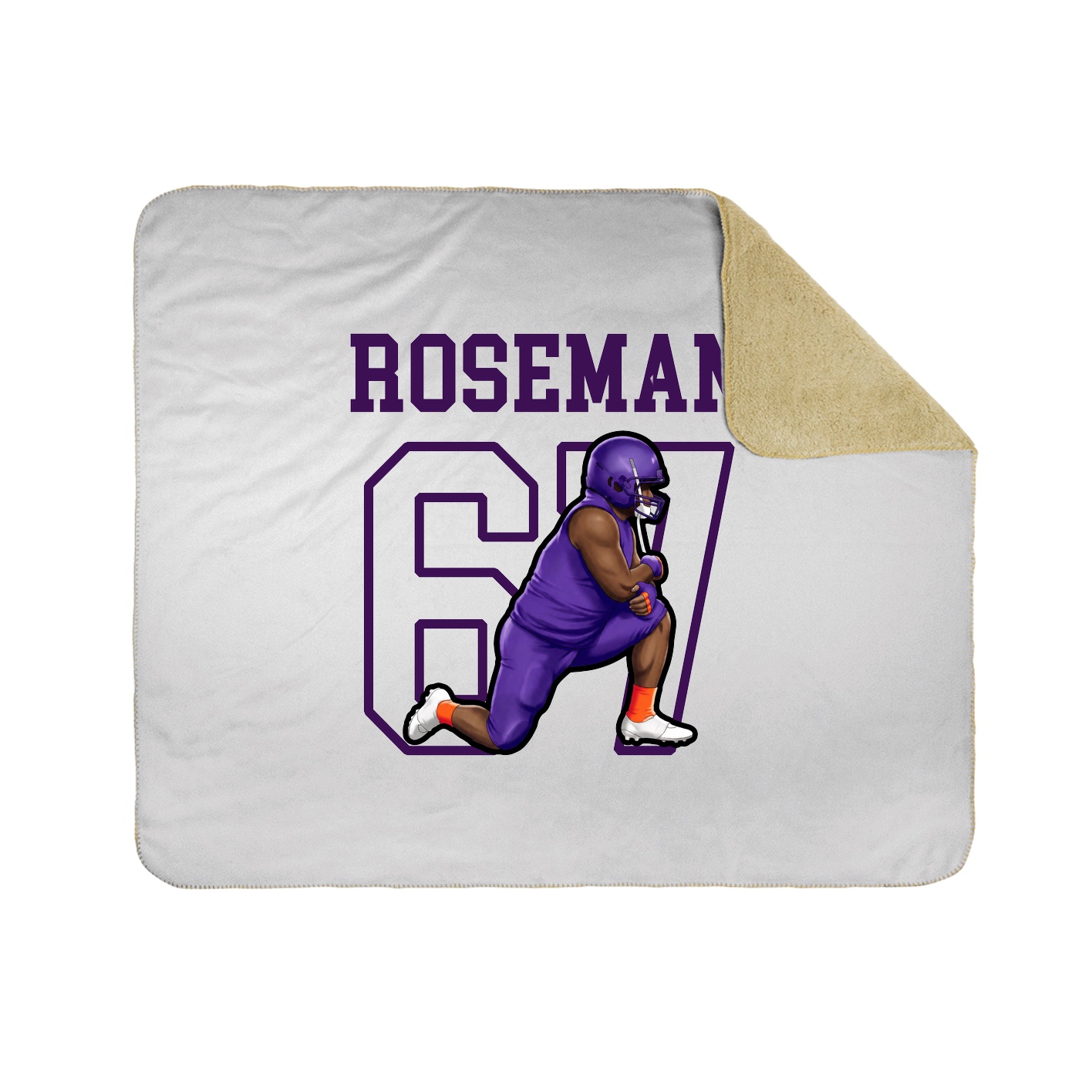 Throw Blanket — Shirsey in White