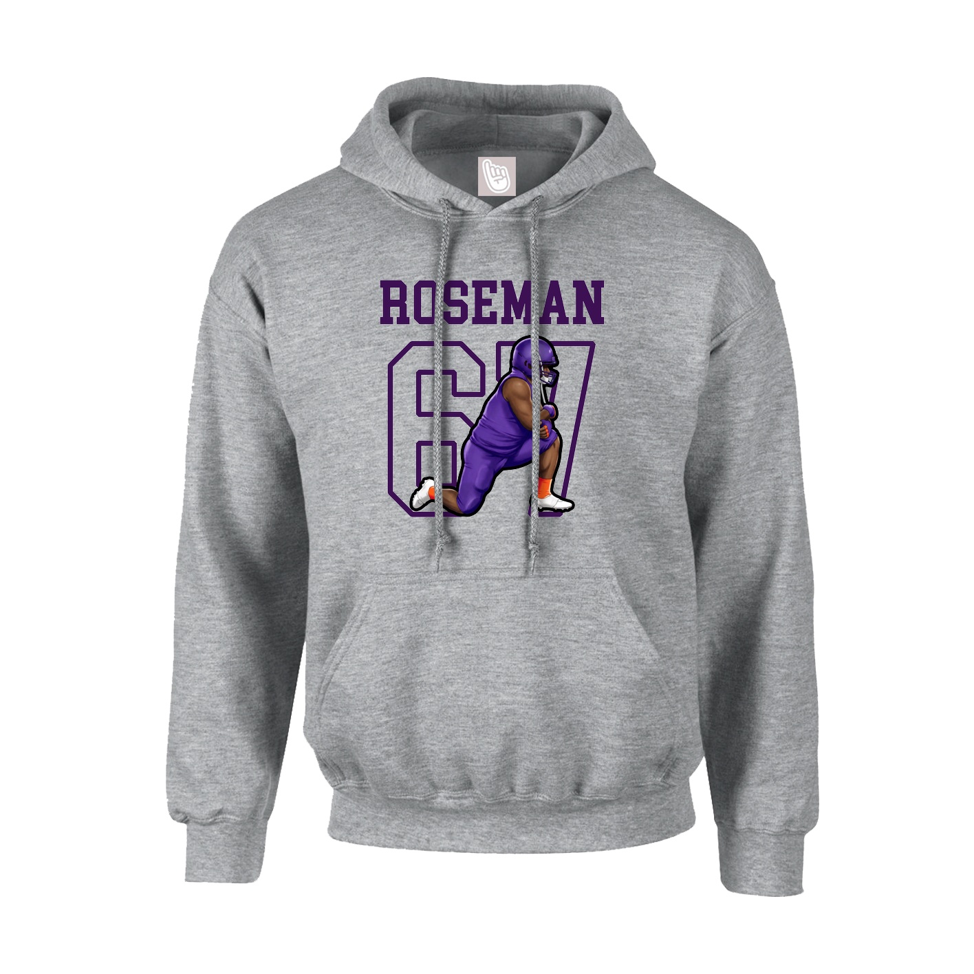 Hoodie — Shirsey in Grey