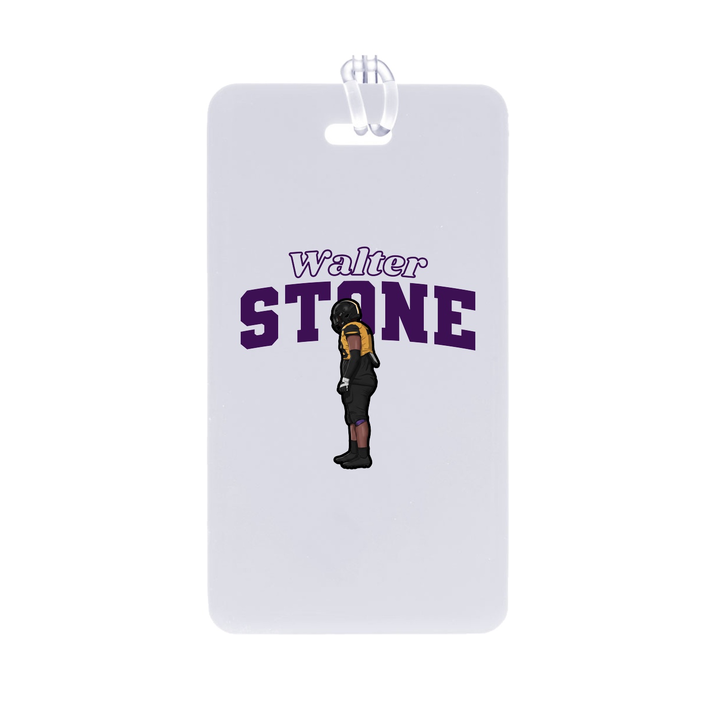 Bag Tag — Name Arch in Classic