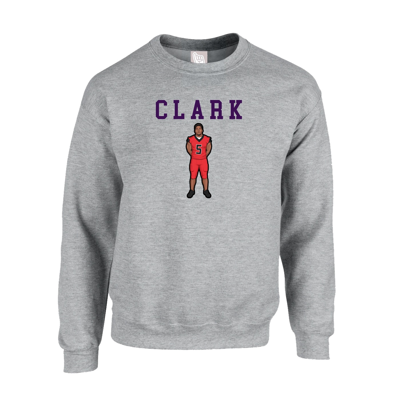 Fleece Crew — Shirsey in Grey