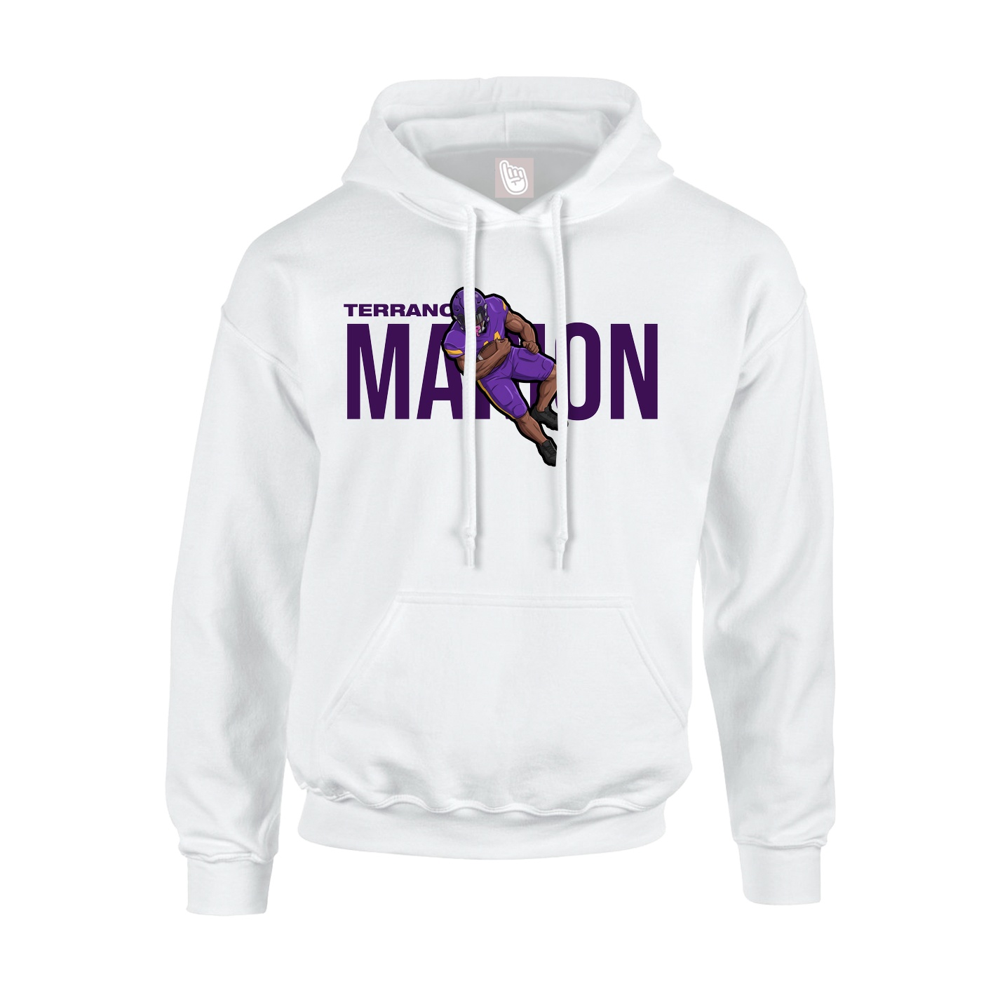 Hoodie — Player Name in White