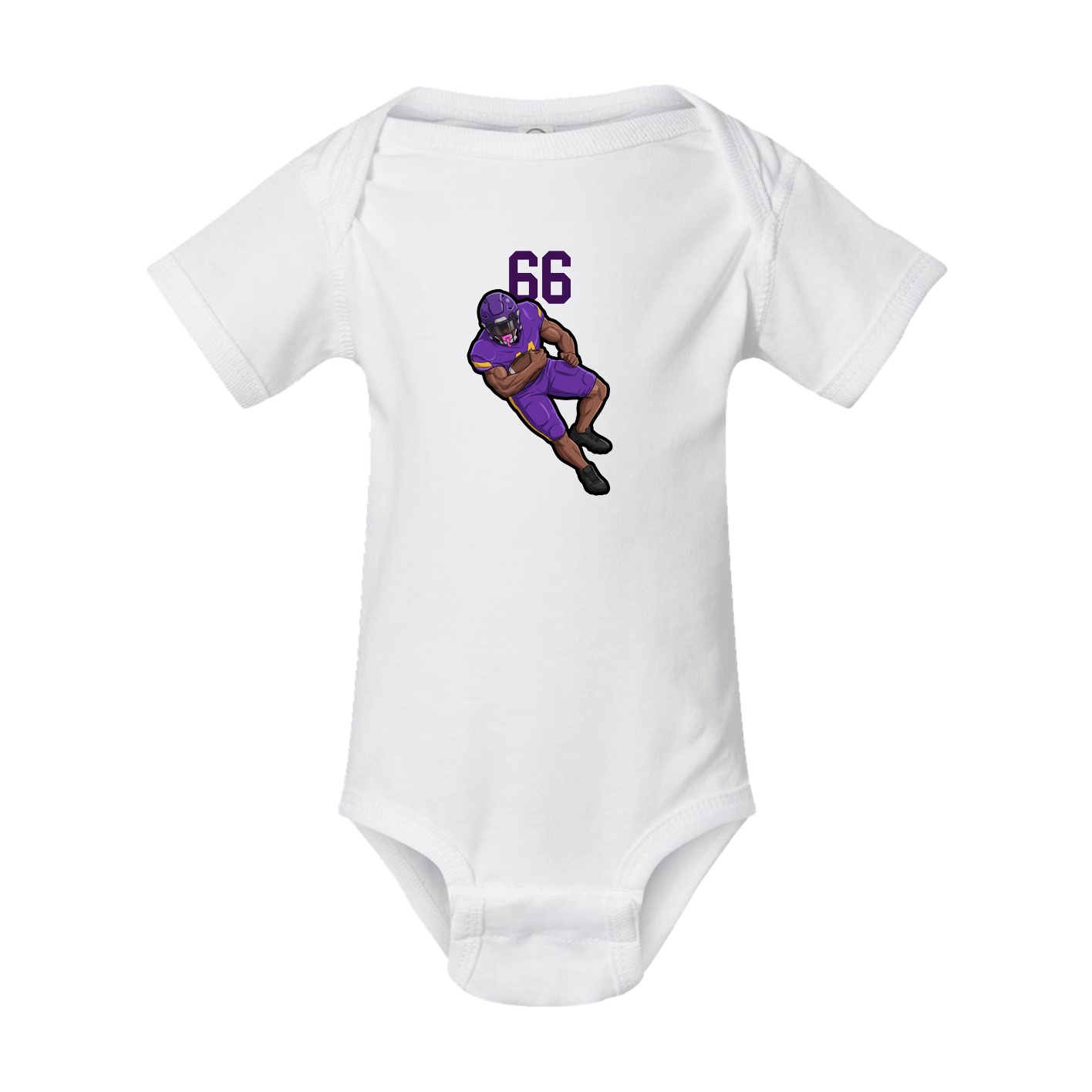 Baby Onesie — Number Top in White