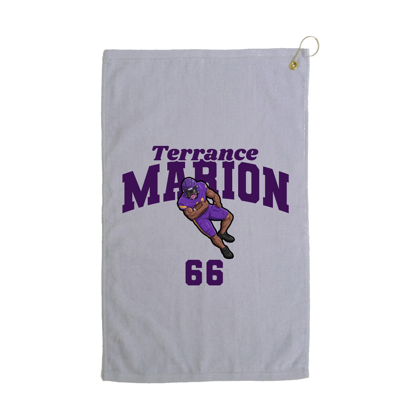 Golf Towel — Signature Arch in Grey