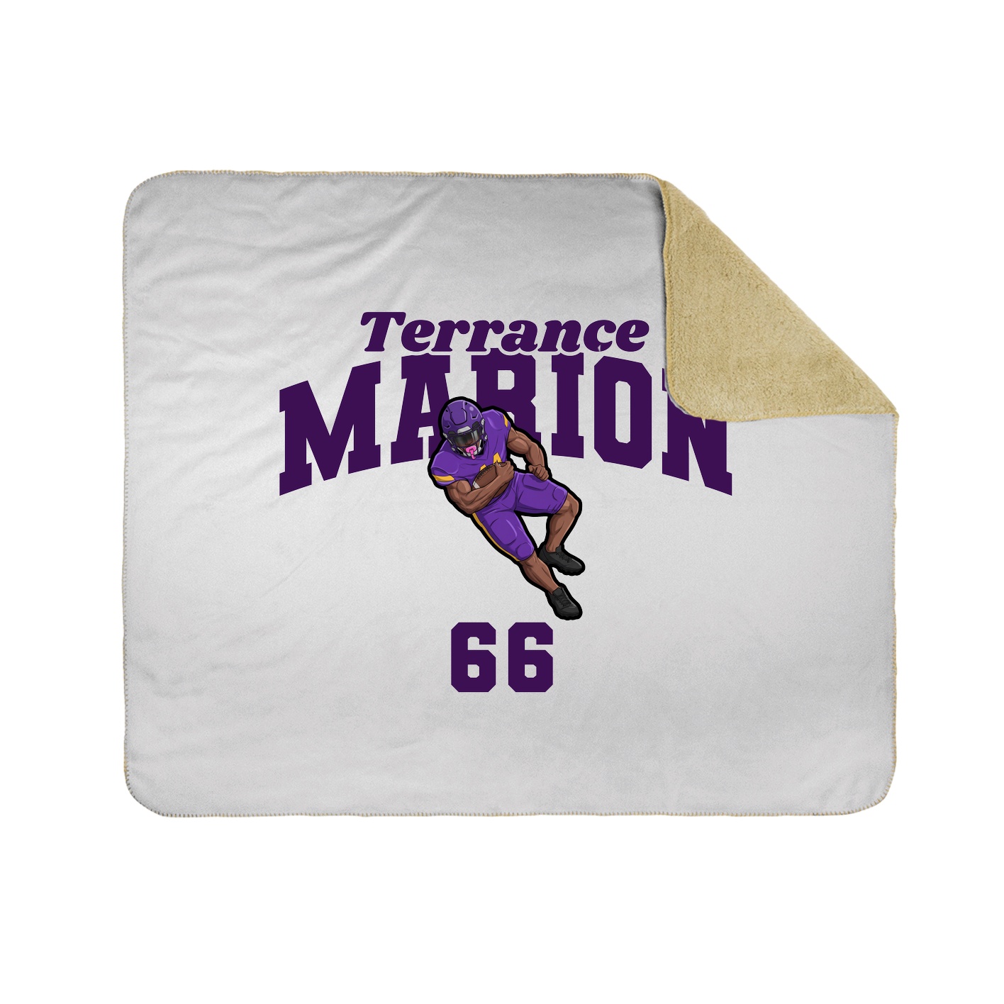 Throw Blanket — Signature Arch in White