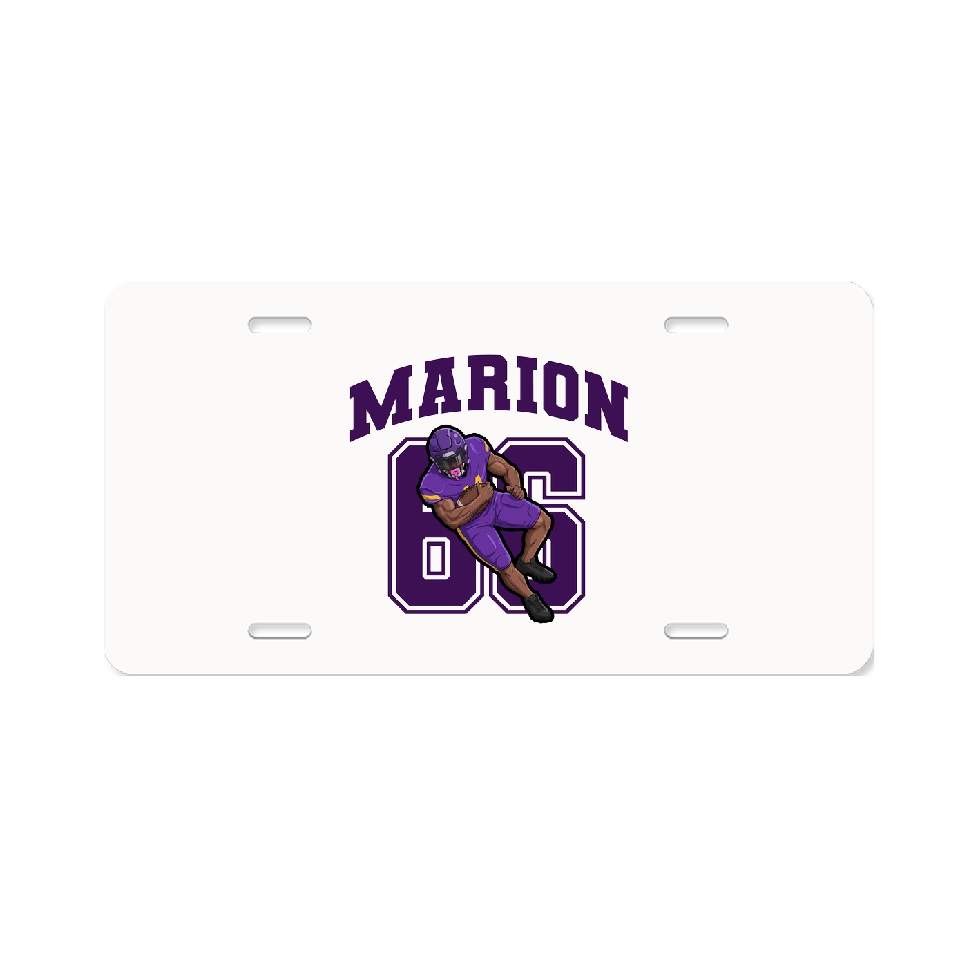 License Plate — Number in Classic