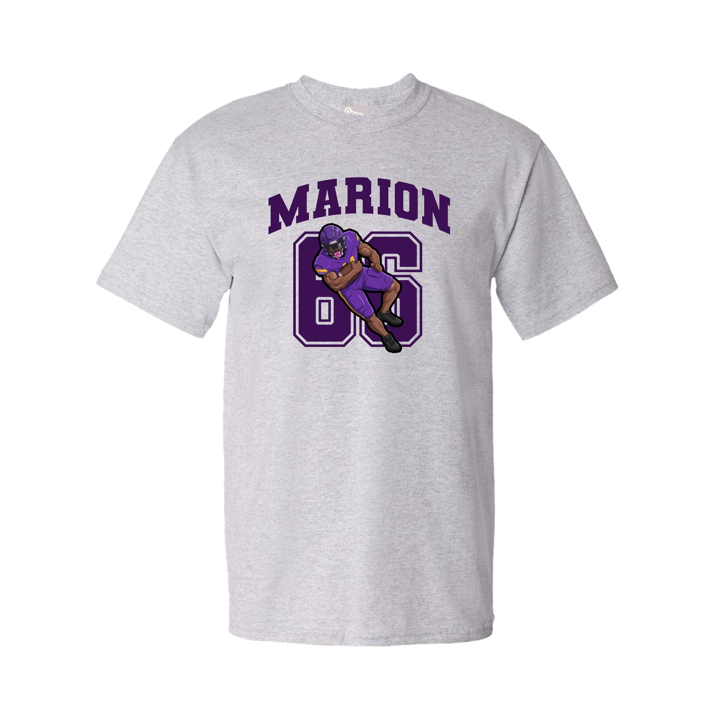 Youth Tee — Number in Grey