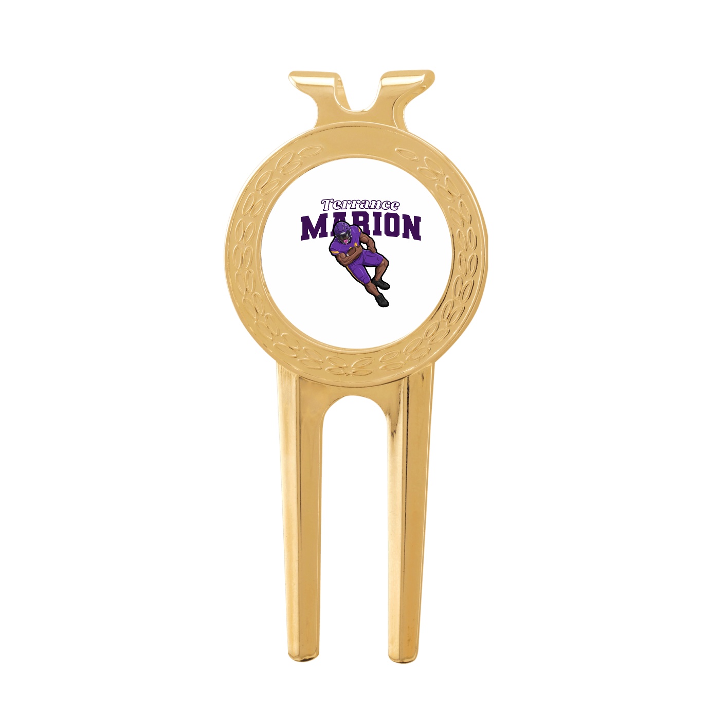 Divot Tool with Ball Marker — Name Arch in Classic
