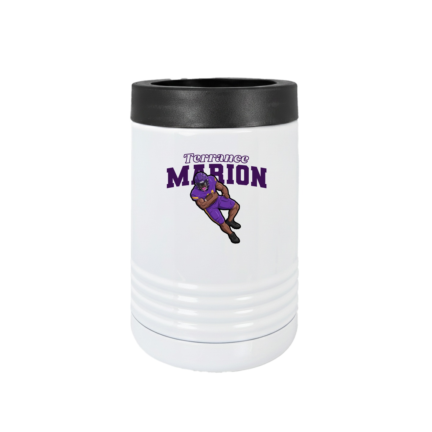 Beverage Holder — Name Arch in White