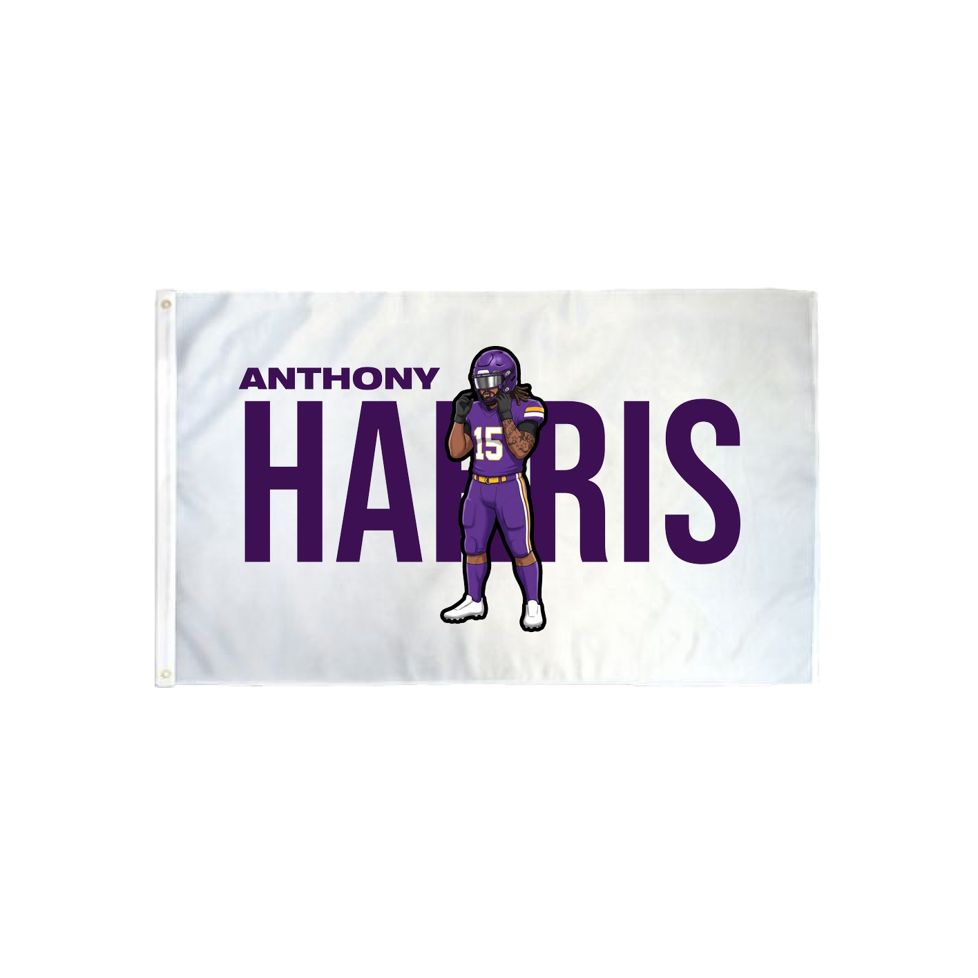 3x5 Flag — Player Name in Classic