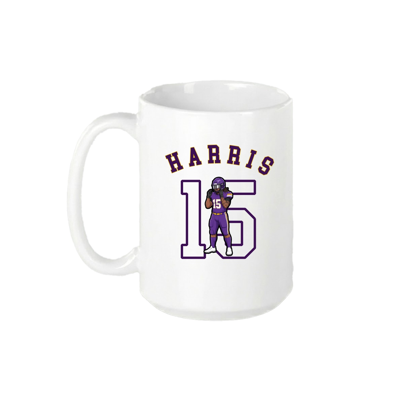 15oz Coffee Mug — Shirsey Arch in White