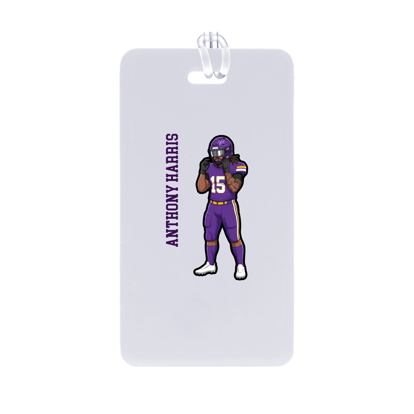 Bag Tag — Name Vertical in Classic