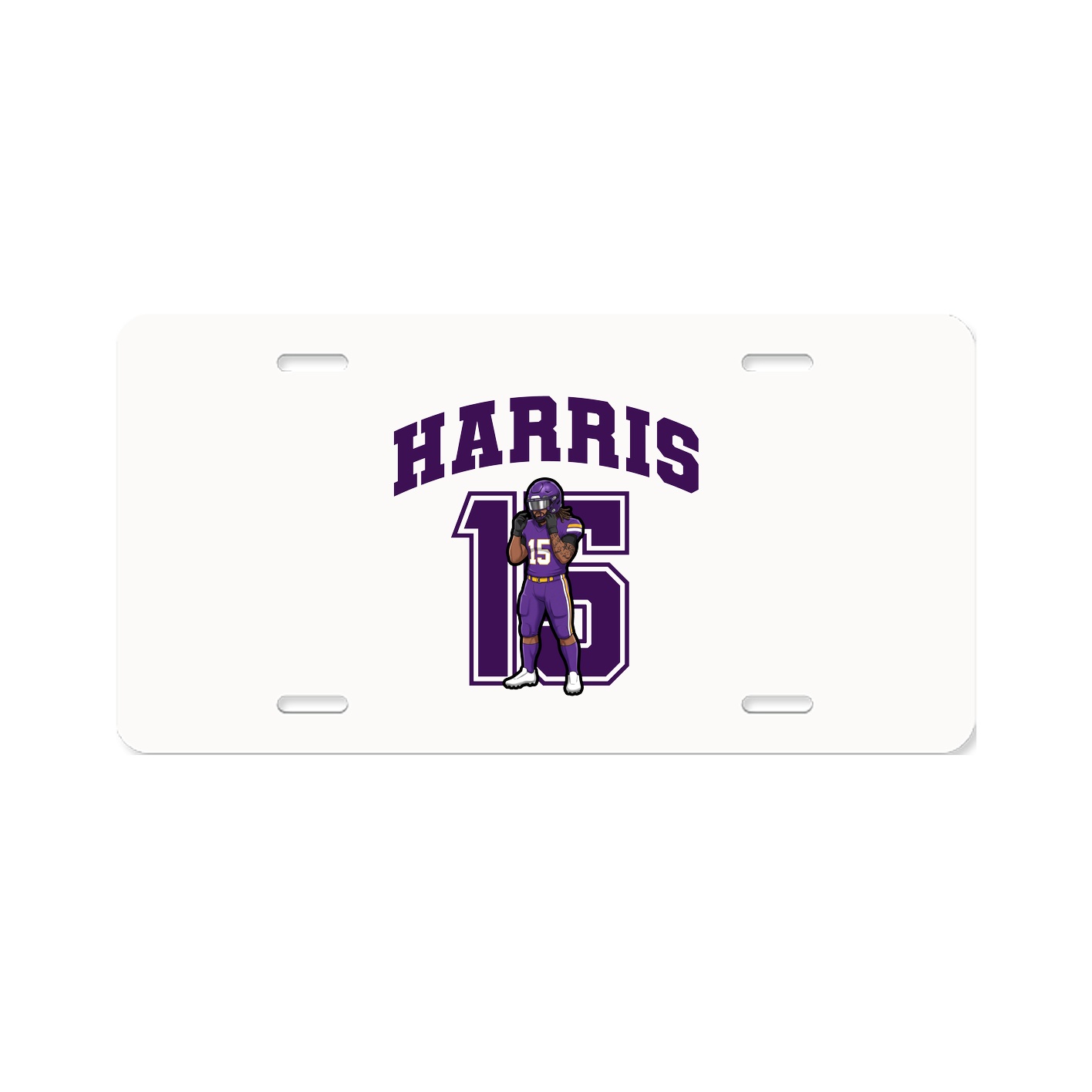 License Plate — Number in Classic