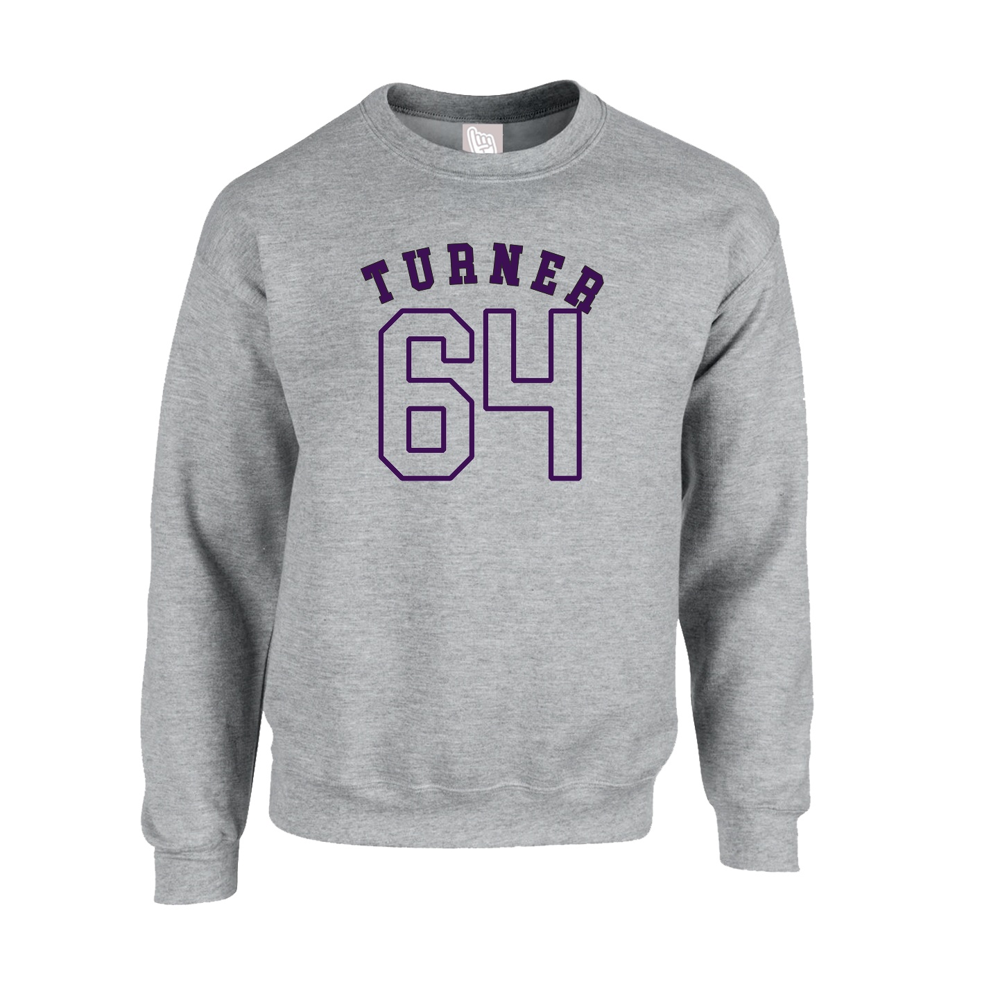 Fleece Crew — Shirsey Arch in Grey