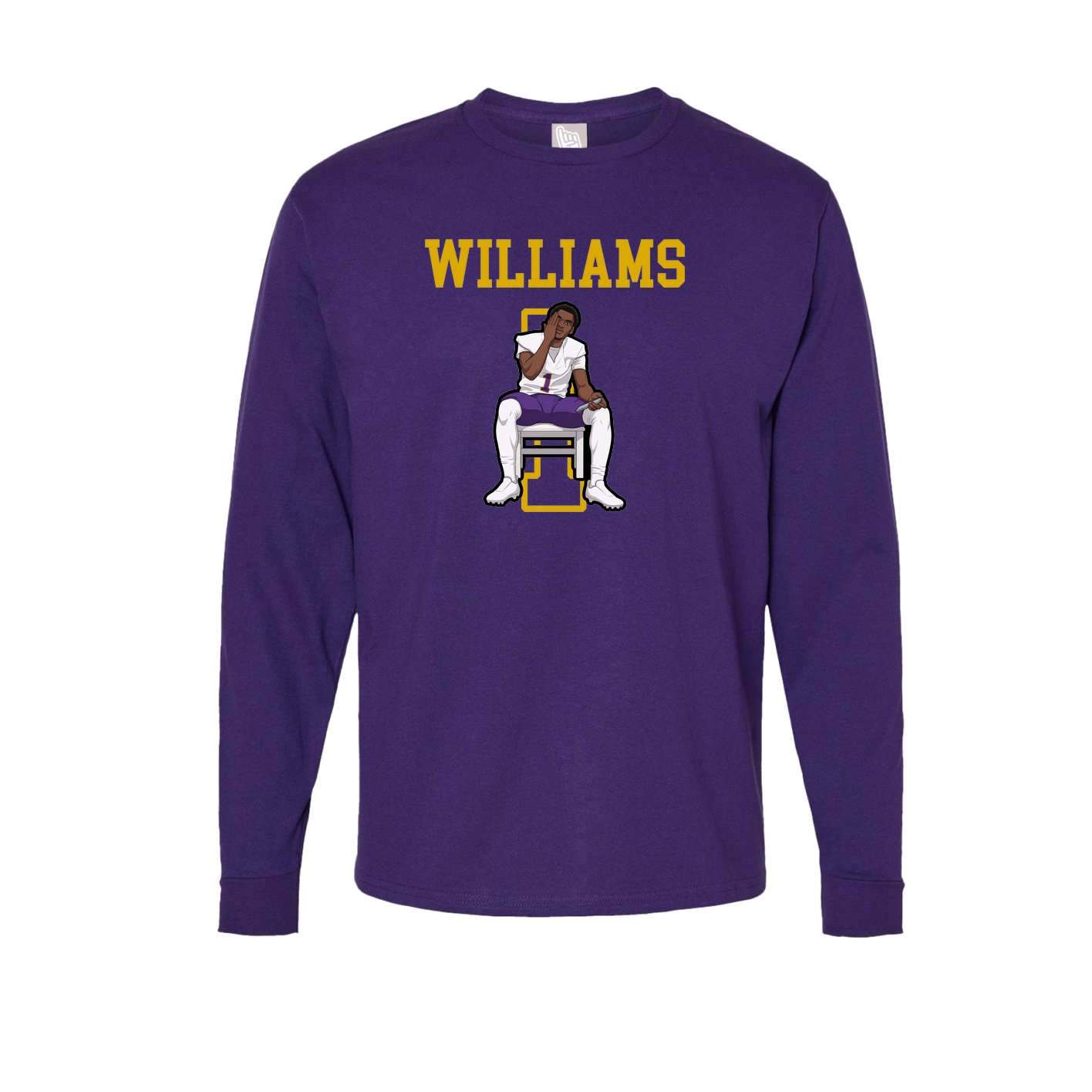 Long Sleeve Tee — Shirsey in Purple