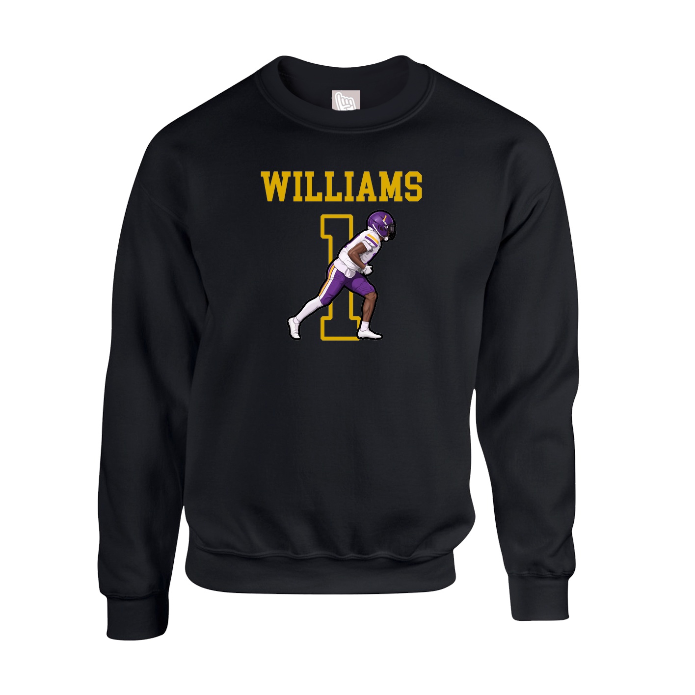 Fleece Crew — Shirsey in Black