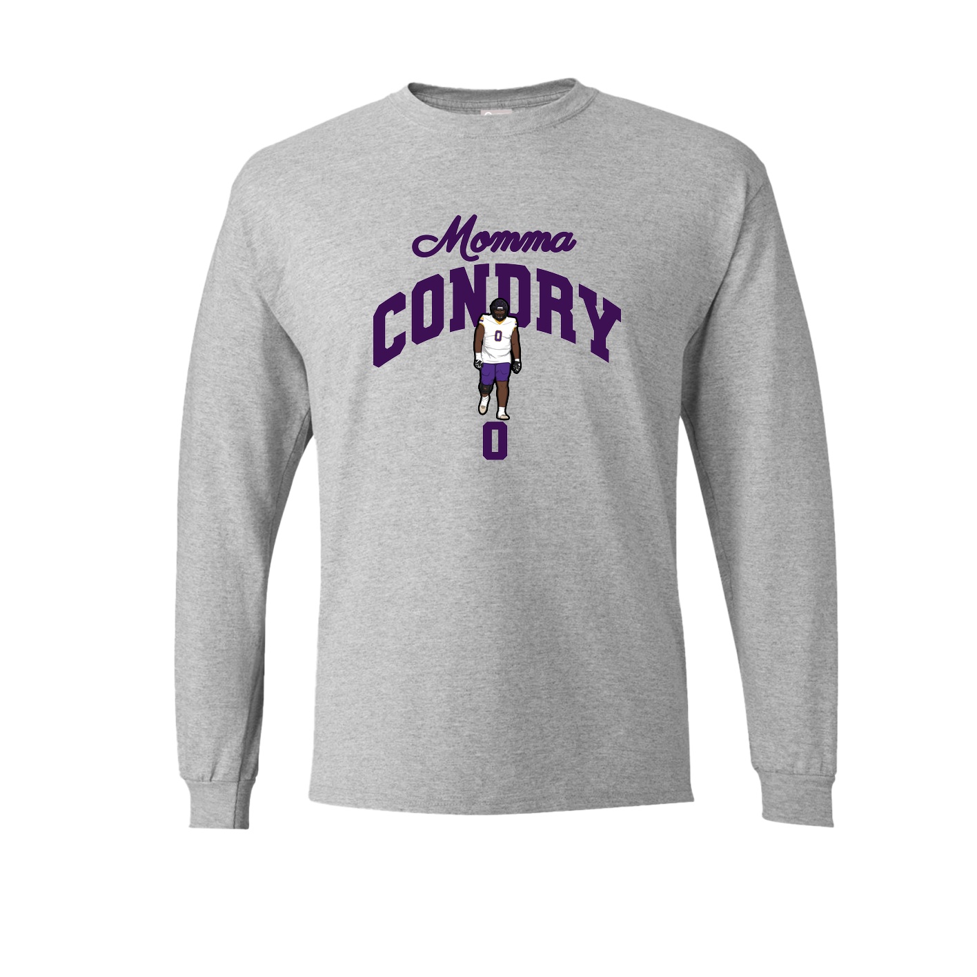 Long Sleeve Tee — Mothers Day Arch in Grey