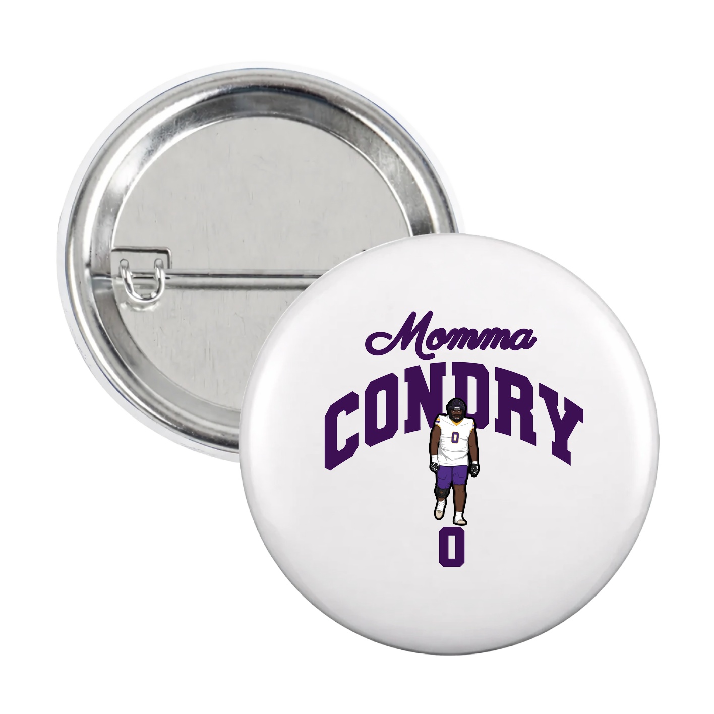 Game Day Button — Mothers Day Arch in White