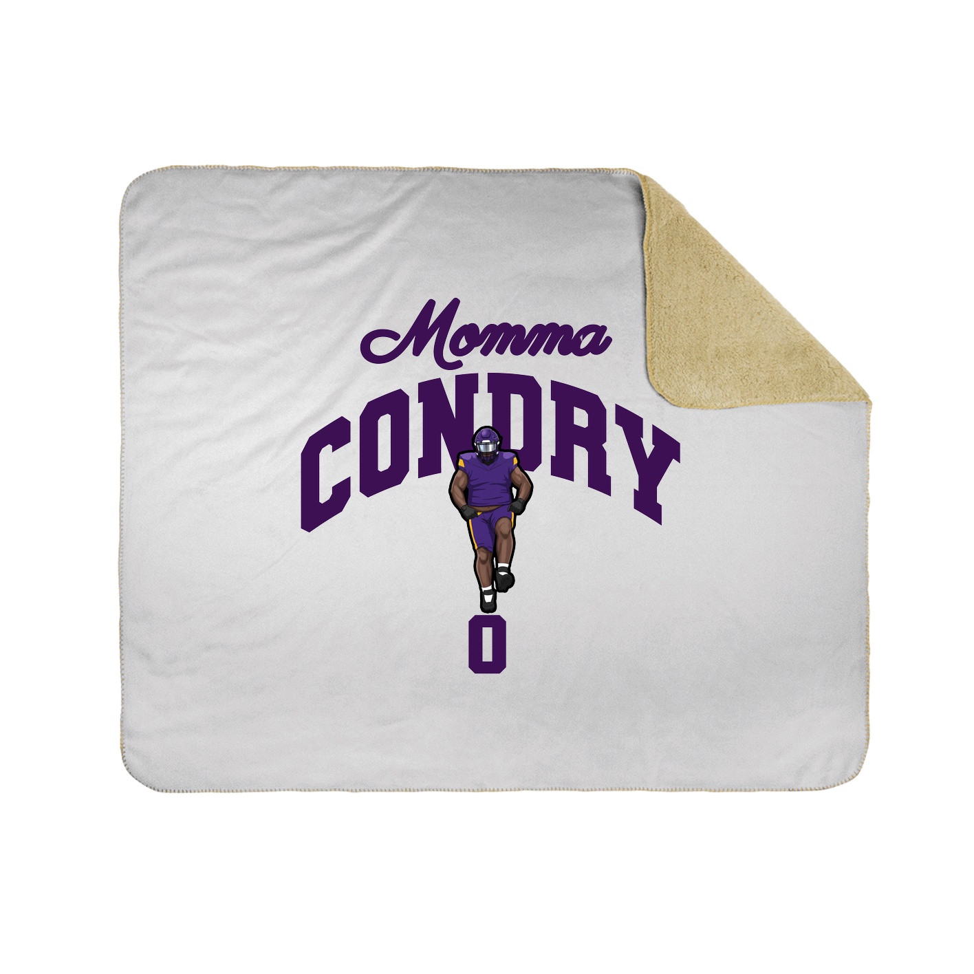 Throw Blanket — Mothers Day Arch in White