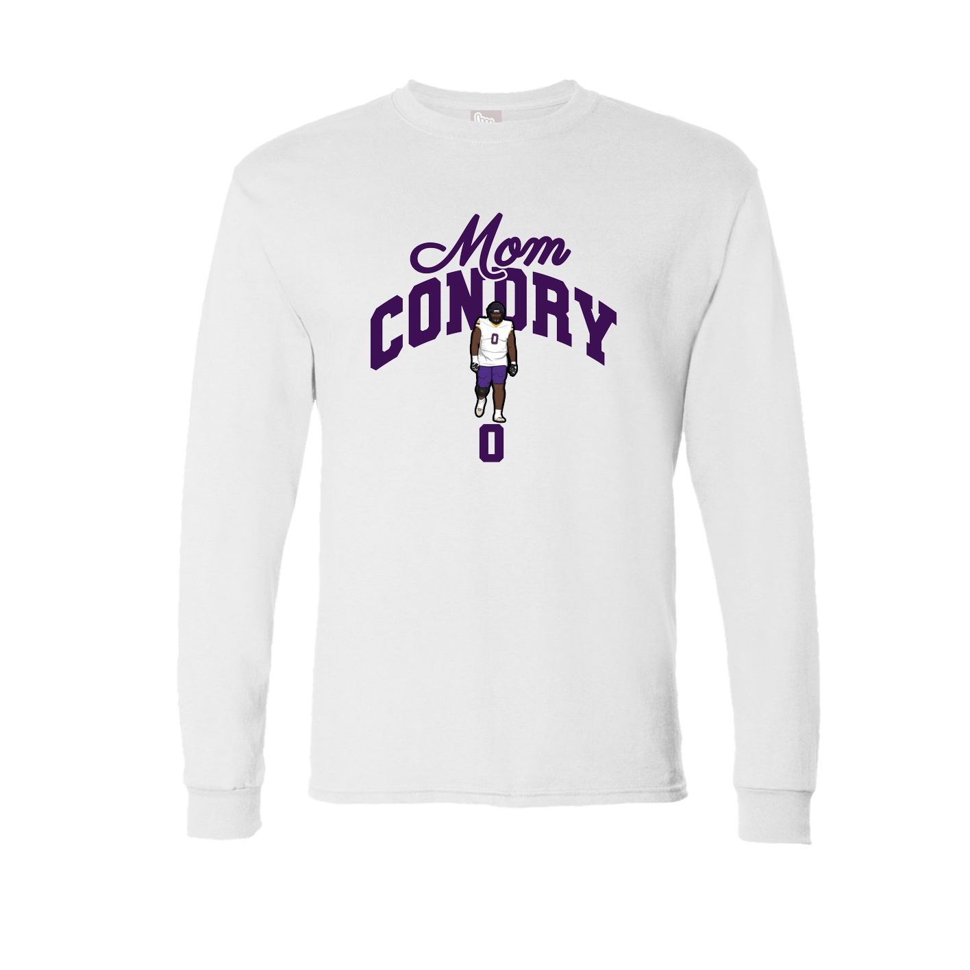 Long Sleeve Tee — Mothers Day Arch in White