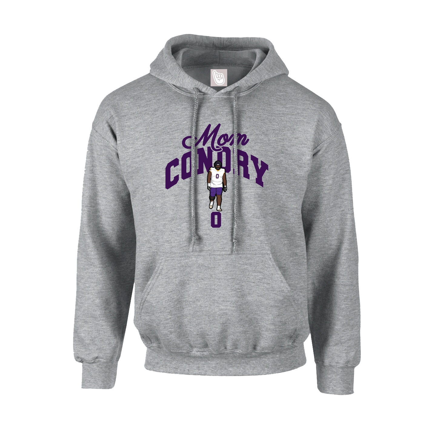 Youth Hoodie — Mothers Day Arch in Grey